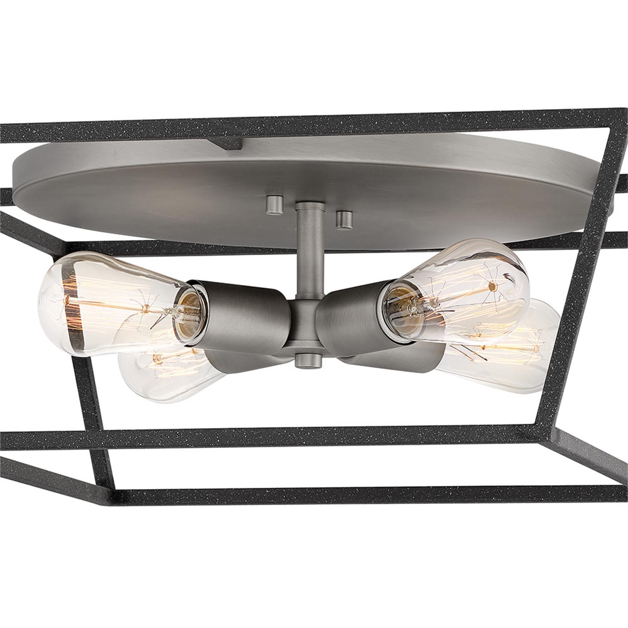 Fulton 18 Inch 4 Light Flush Mount,