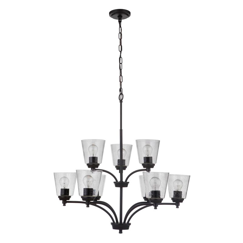 Tyler 31 Inch 9 Light Chandelier by Craftmade