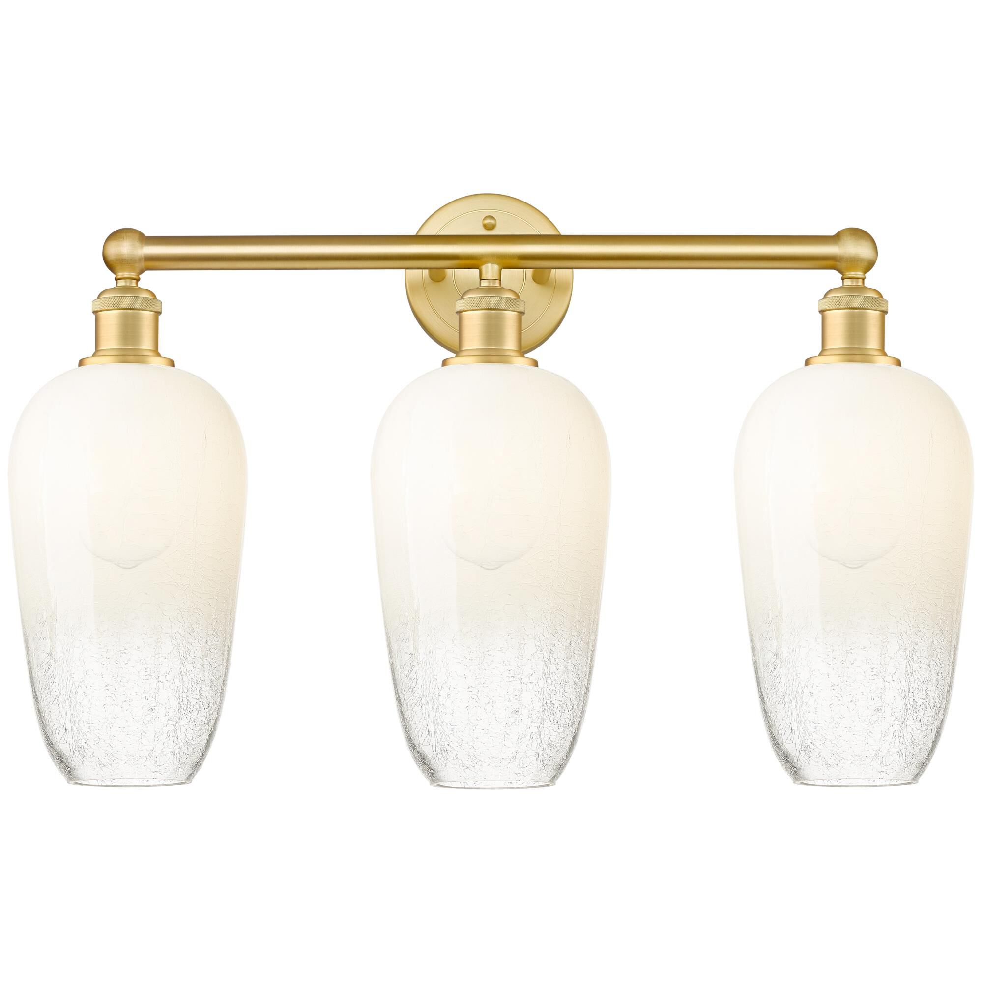 Shown in Satin Gold finish and Opal glass
