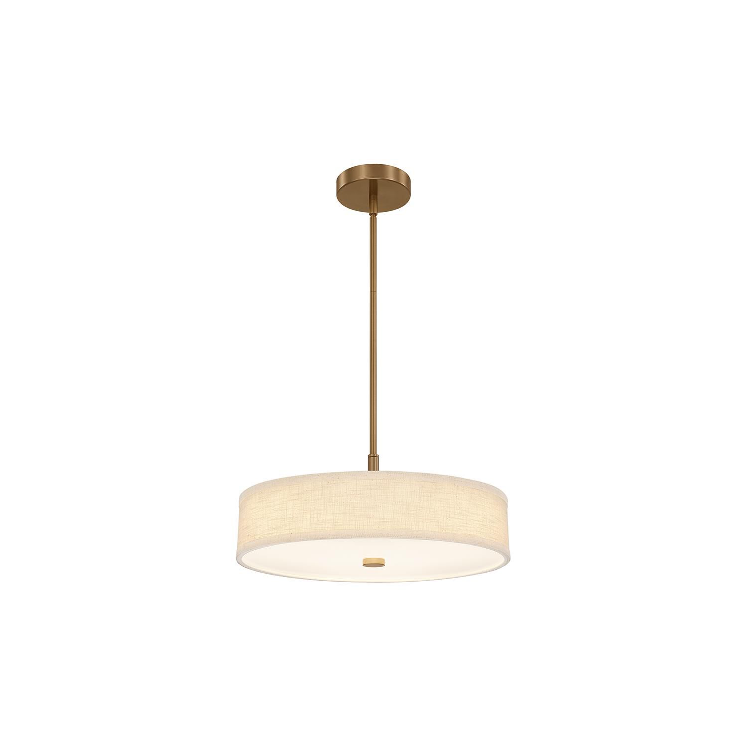 Textile Genova 18 Inch Large Pendant by Justice Design Group