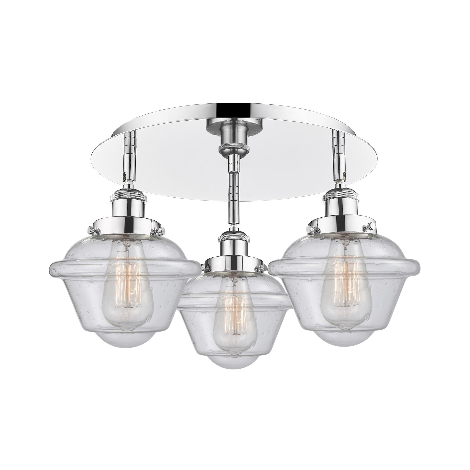 Bruno Marashlian Oxford 18 Inch 3 Light Flush Mount by Innovations Lighting