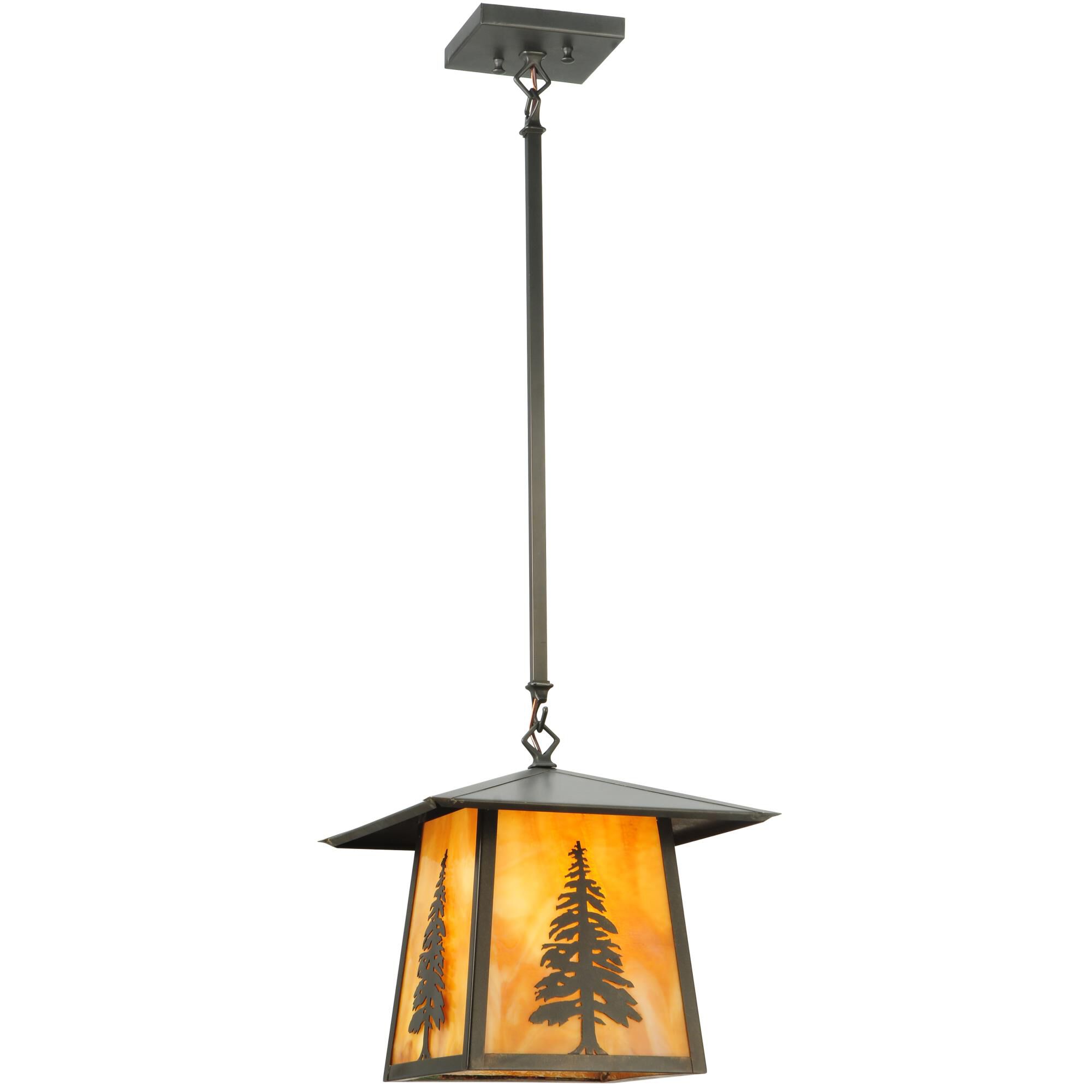 Stillwater Tall Pine 17 Inch Large Pendant by Meyda Lighting