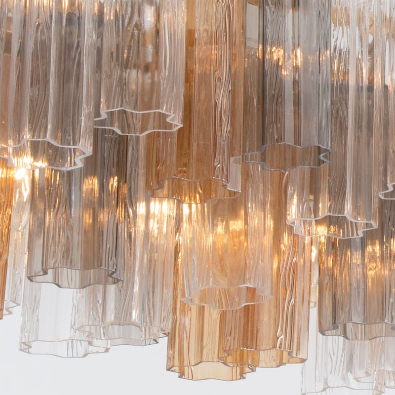 Addis Large Linear Chandelier by Crystorama