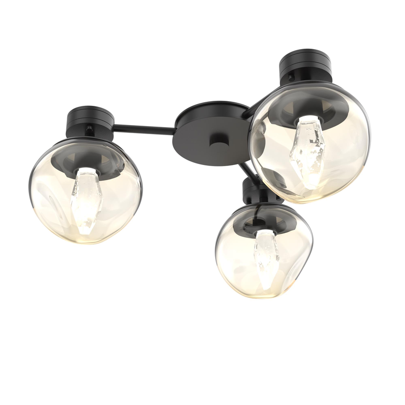 Levi Wilson Luna 23 Inch Semi Flush Mount by Hammerton Studio
