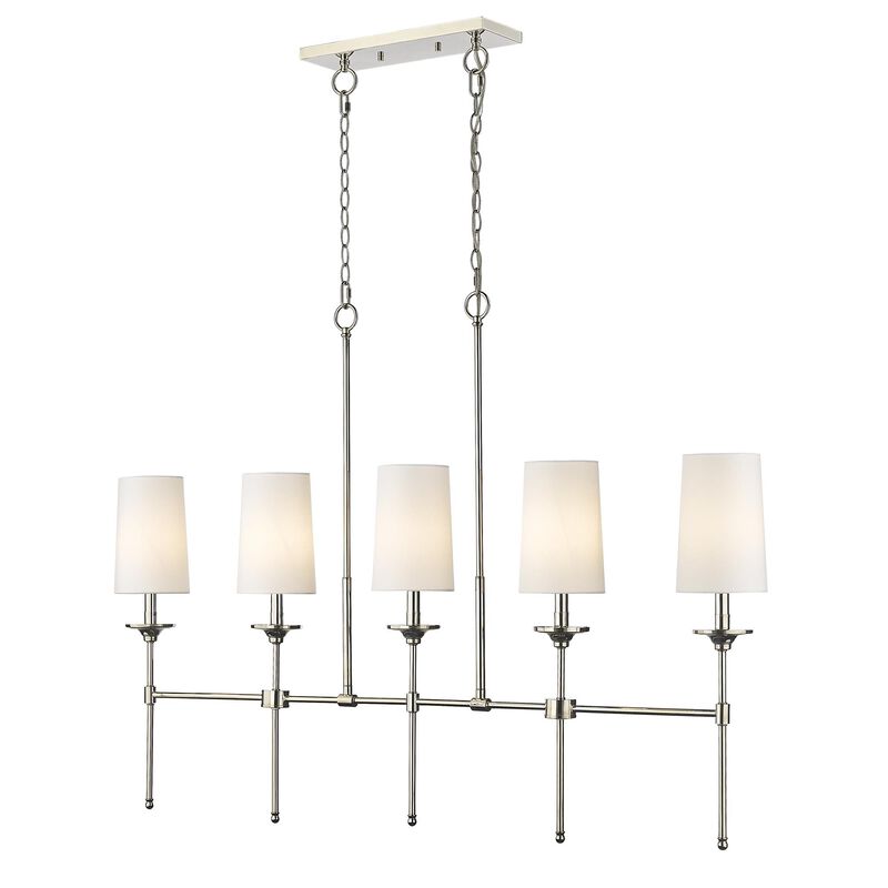 Emily 51 Inch 5 Light Linear Suspension Light by Z-Lite