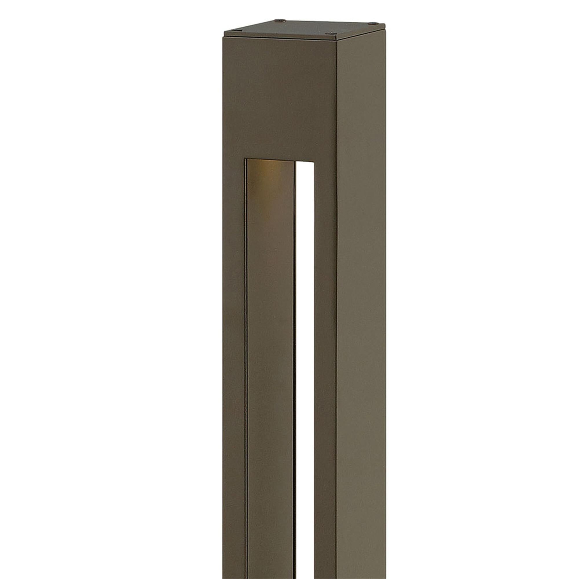 Shown in Bronze finish and Etched Lens glass
