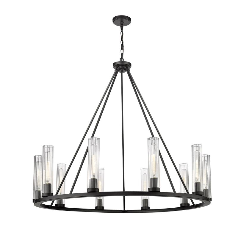 Beau 46 Inch 10 Light Chandelier by Z-Lite