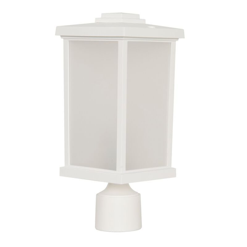 Composite 15 Inch Tall 1 Light Outdoor Post Lamp by Craftmade