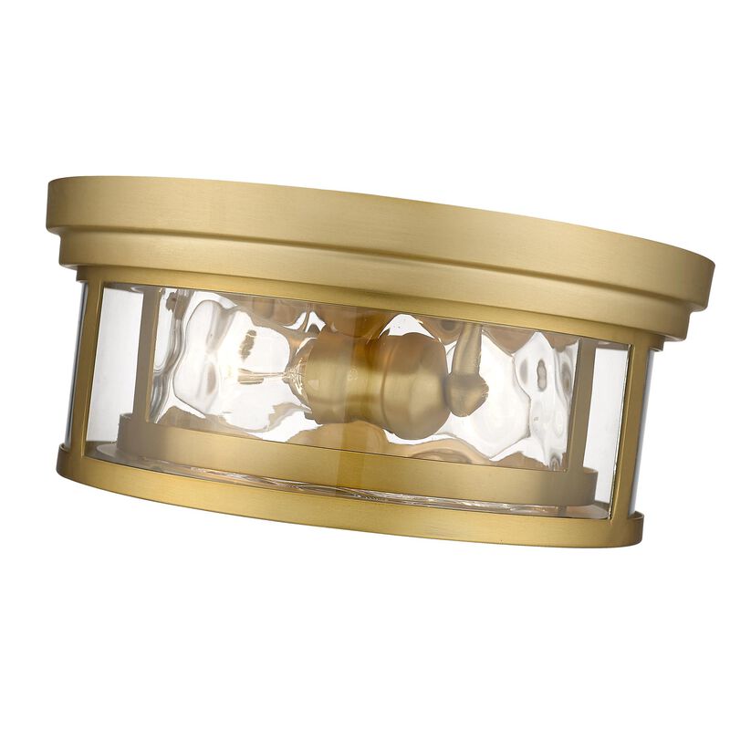 Clarion 12 Inch 2 Light Flush Mount by Z-Lite