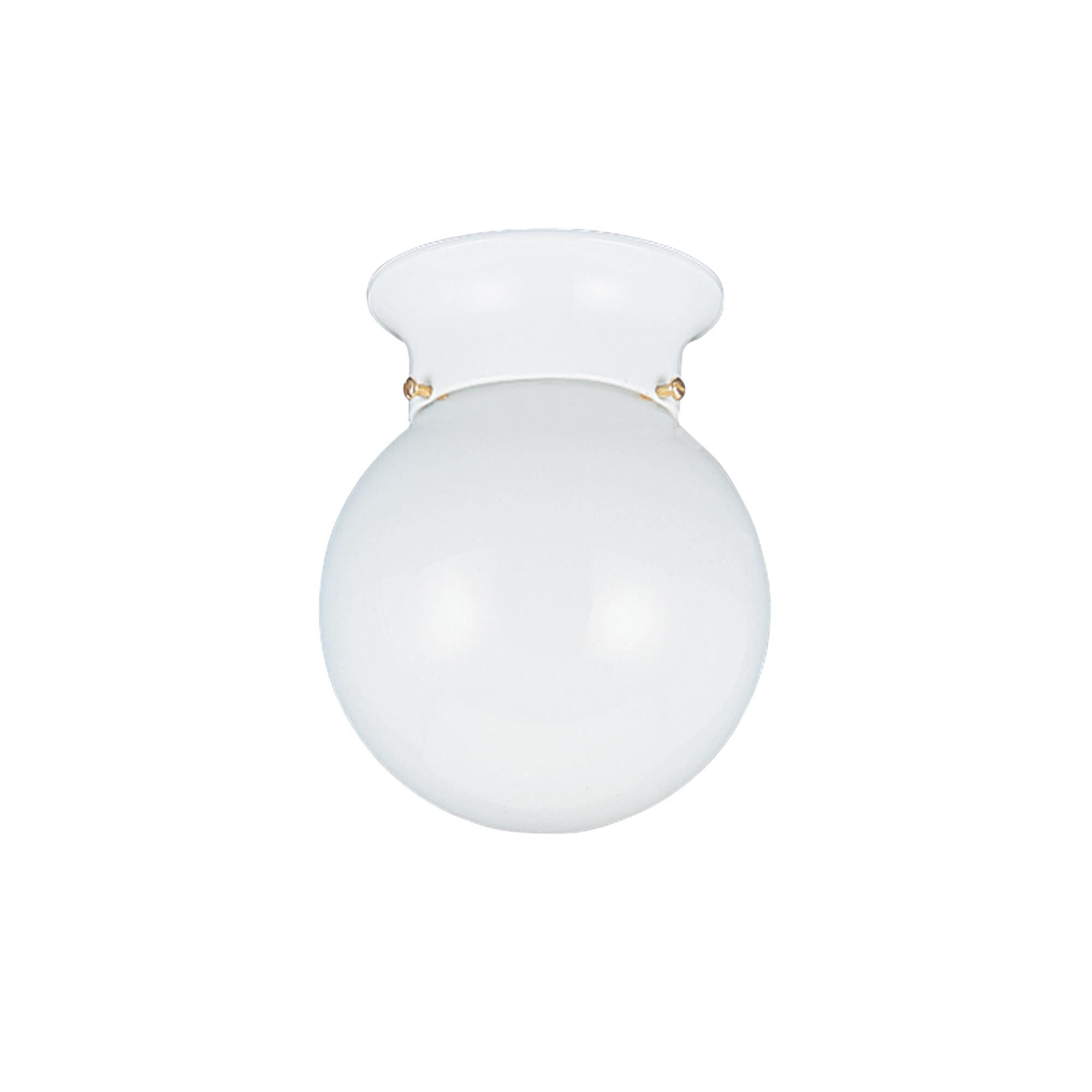 Shown in White finish and Smooth White  Diffuser glass and Smooth White Glass Diffuser shade