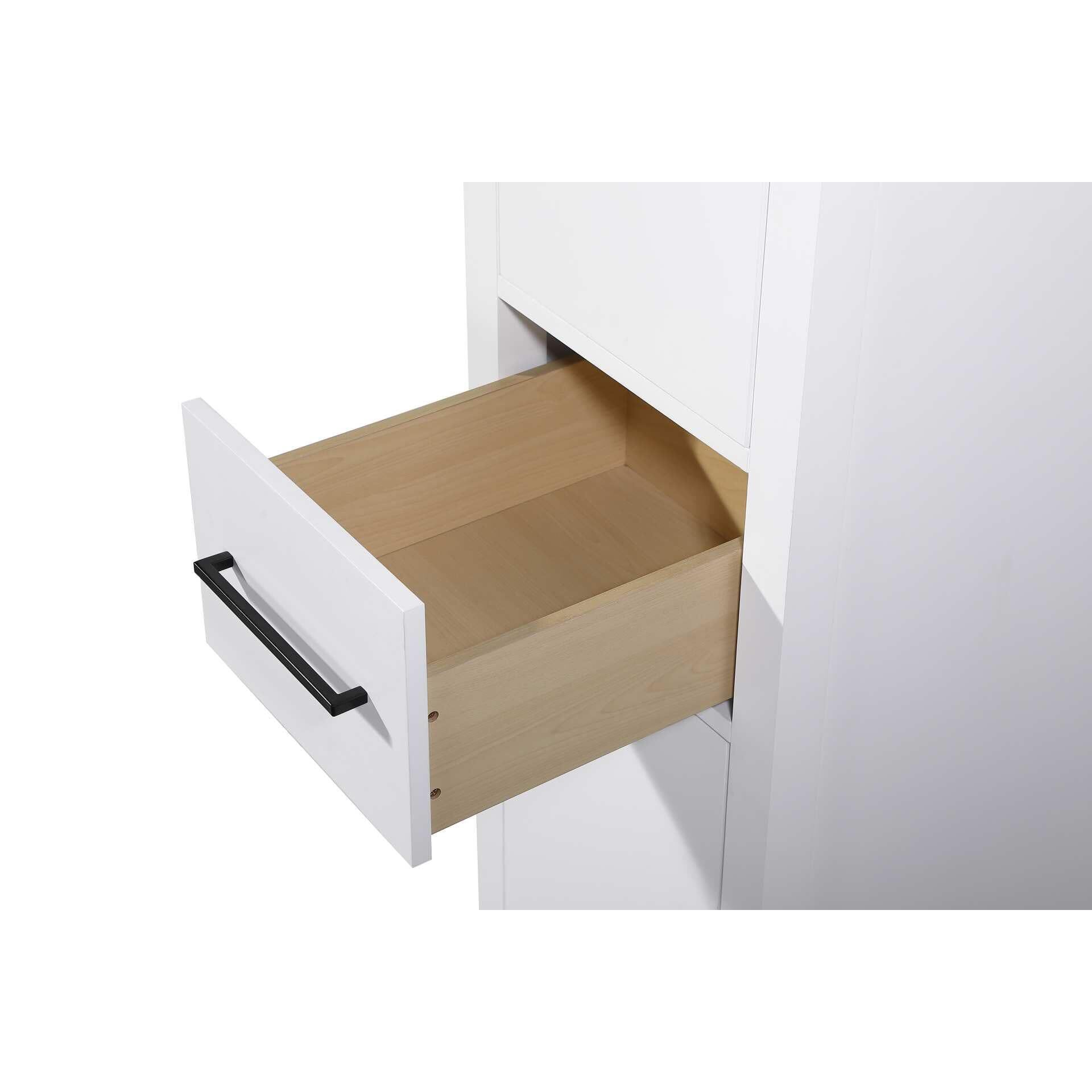 Shown in White finish