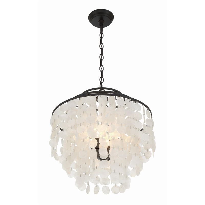 Brielle 18 Inch 4 Light Chandelier by Crystorama