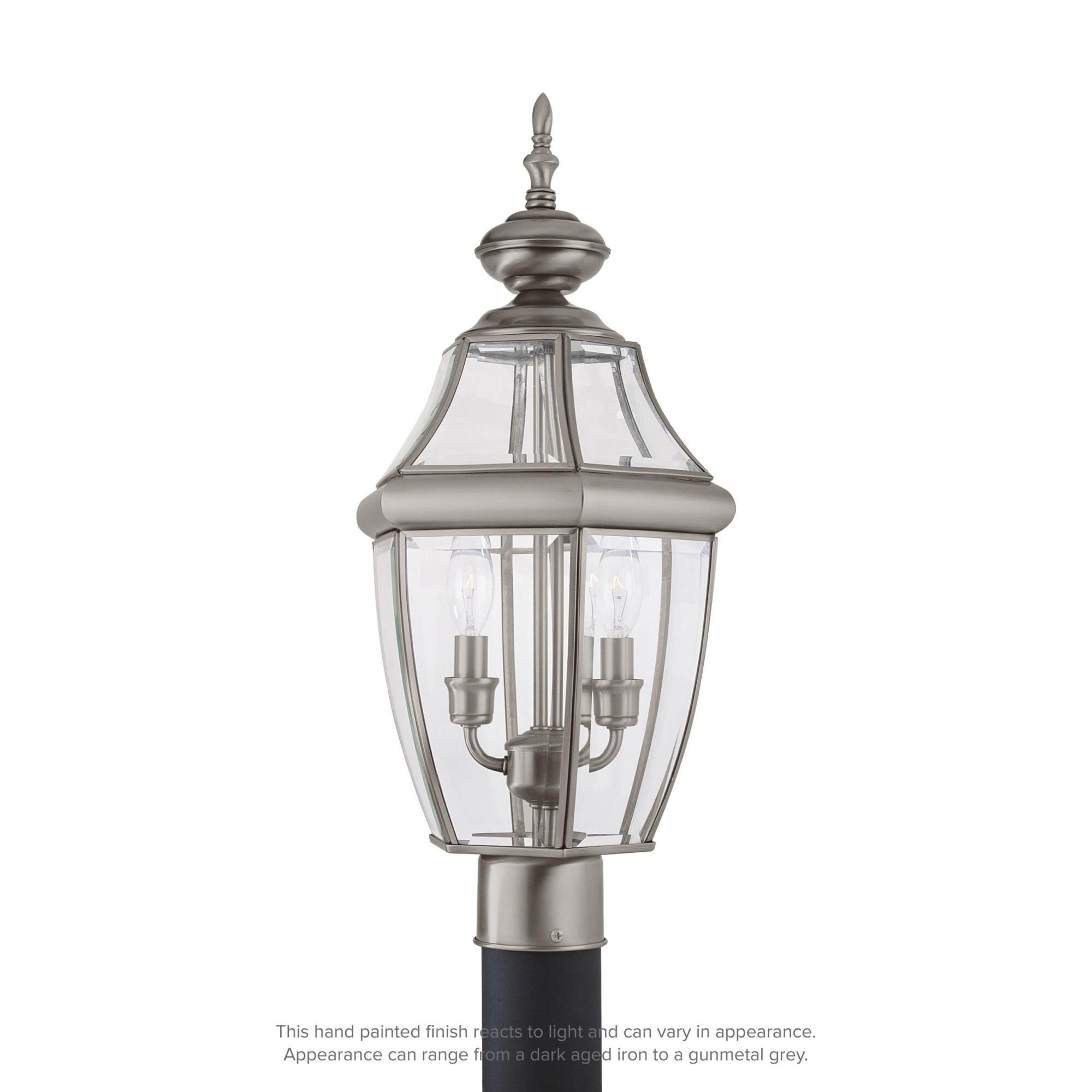 Lancaster 21 Inch Tall 2 Light Outdoor Post Lamp by Generation Lighting