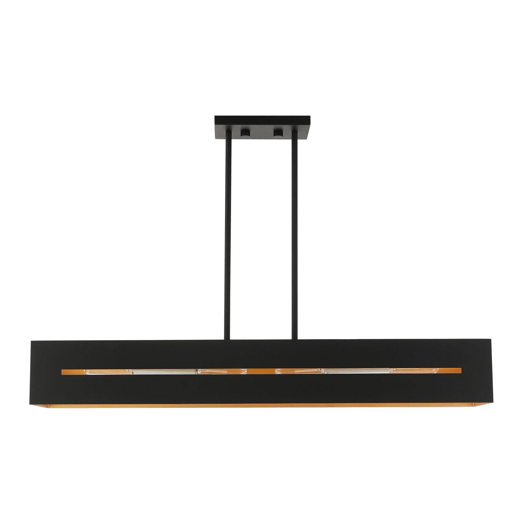 Soma 36 Inch 4 Light Linear Suspension Light by Livex Lighting