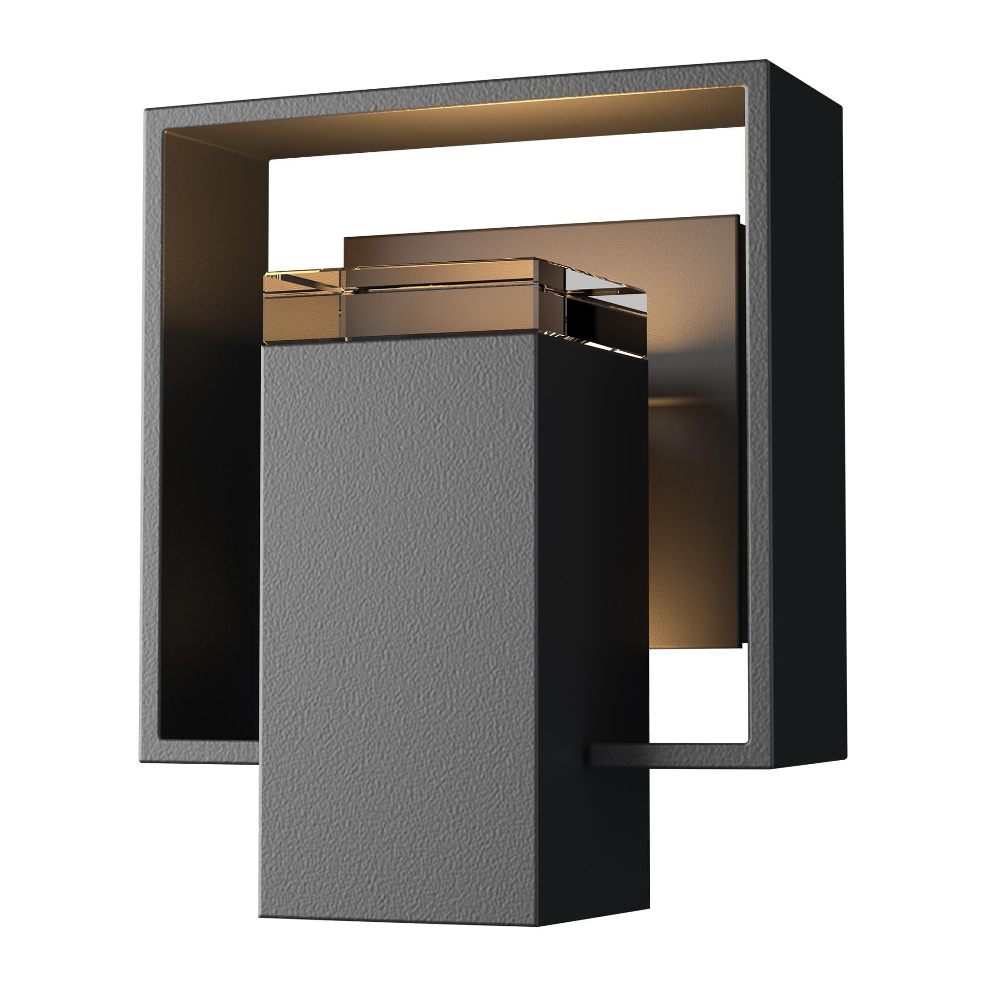 Hubbardton Forge Shadow Box 8 Inch Tall Outdoor Wall Light