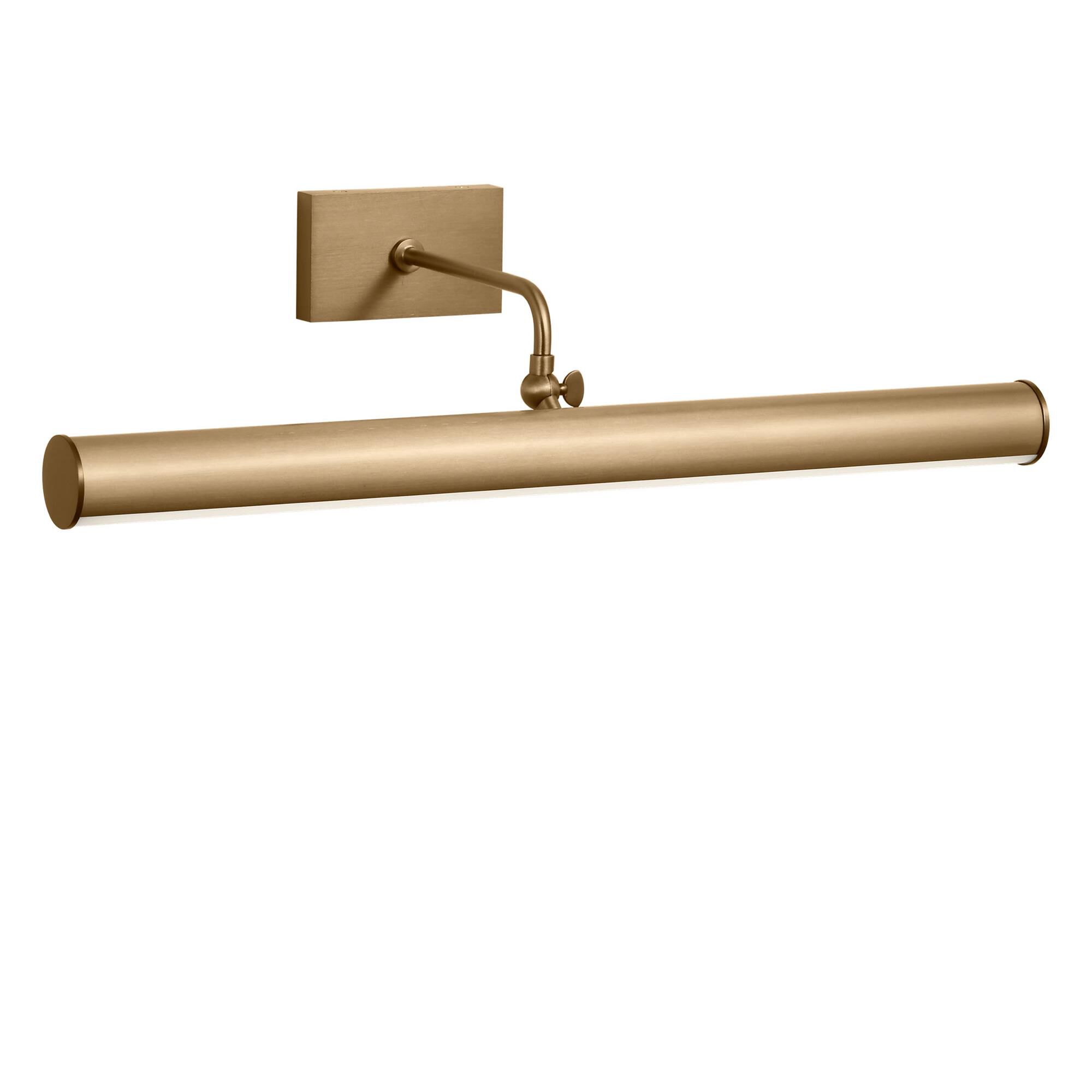 Shown in Satin Brass finish and White Acrylic Diffuser shade