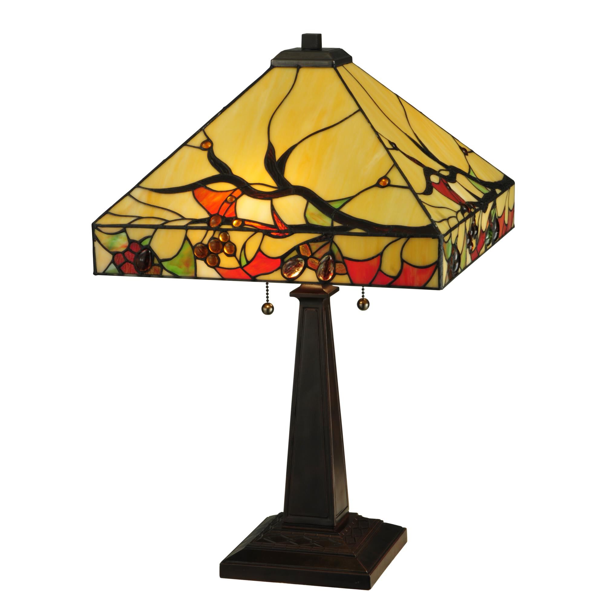Woodland Berries 25 Inch Table Lamp by Meyda Lighting