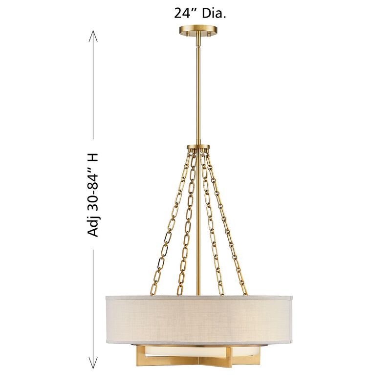 Brentwood 24 Inch Large Pendant by Savoy House