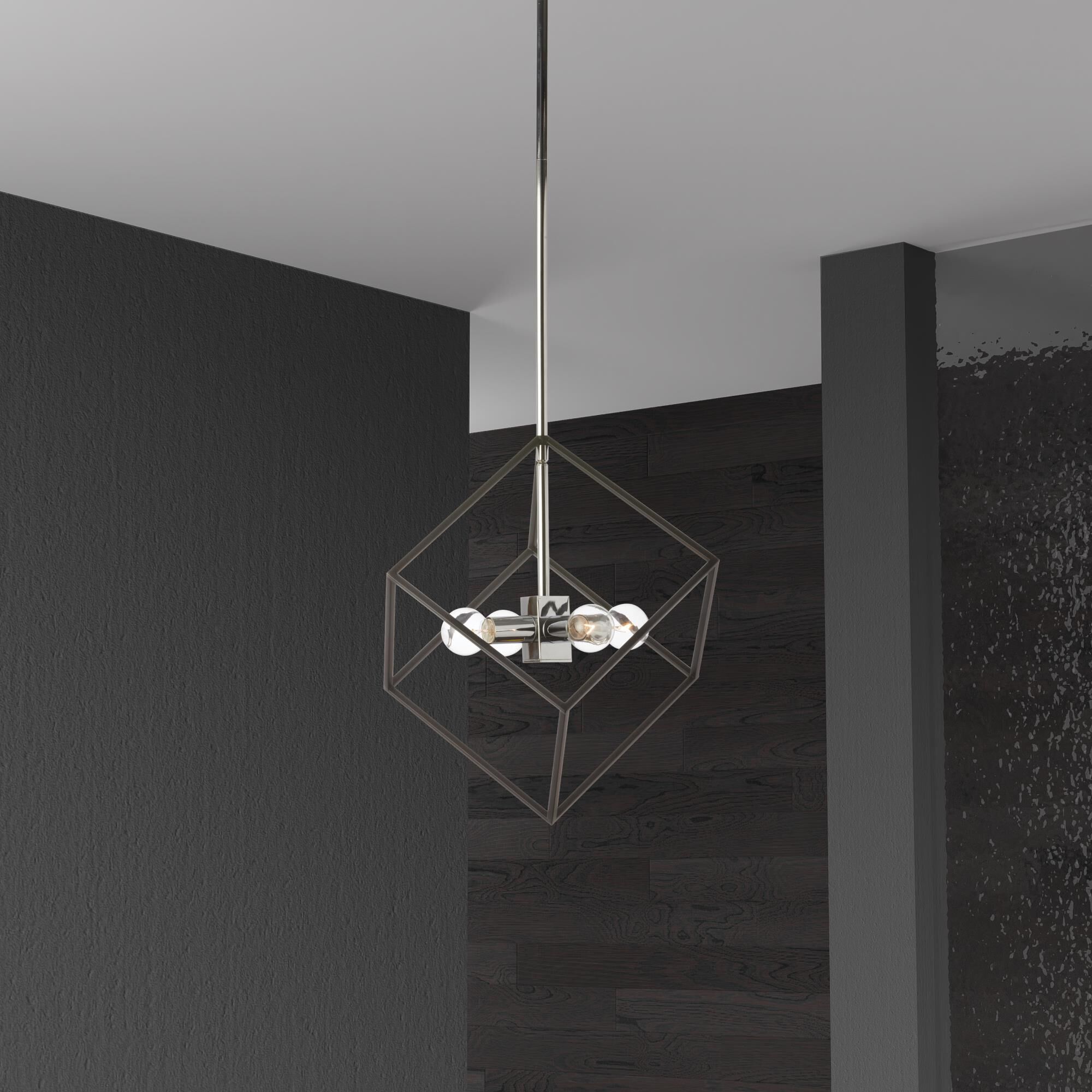 Kappa 16 Inch 4 Light LED Mini Chandelier by Dainolite - Clearance
