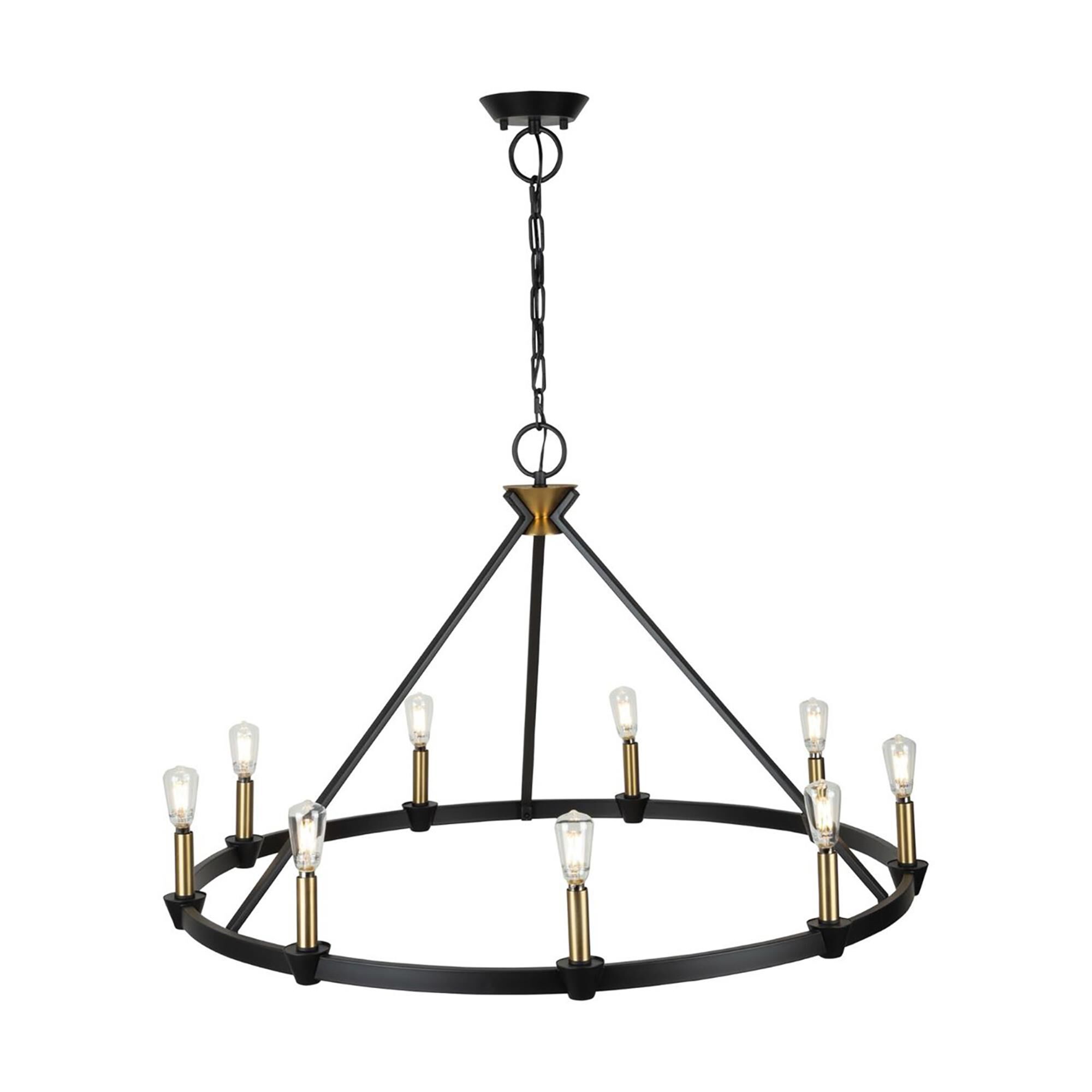 Kevin Kraemer Notting Hill 36 Inch 9 Light Chandelier,