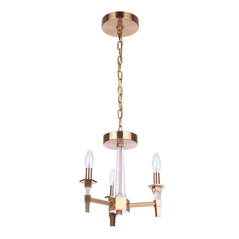 Tarryn 11 Inch 3 Light Semi Flush Mount by Craftmade