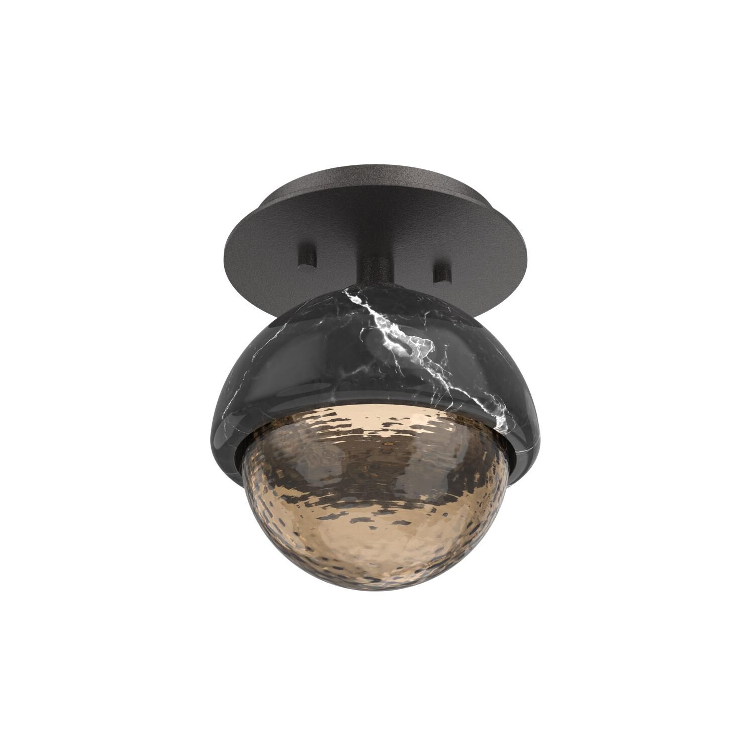 Levi Wilson Cabochon 6 Inch Flush Mount by Hammerton Studio