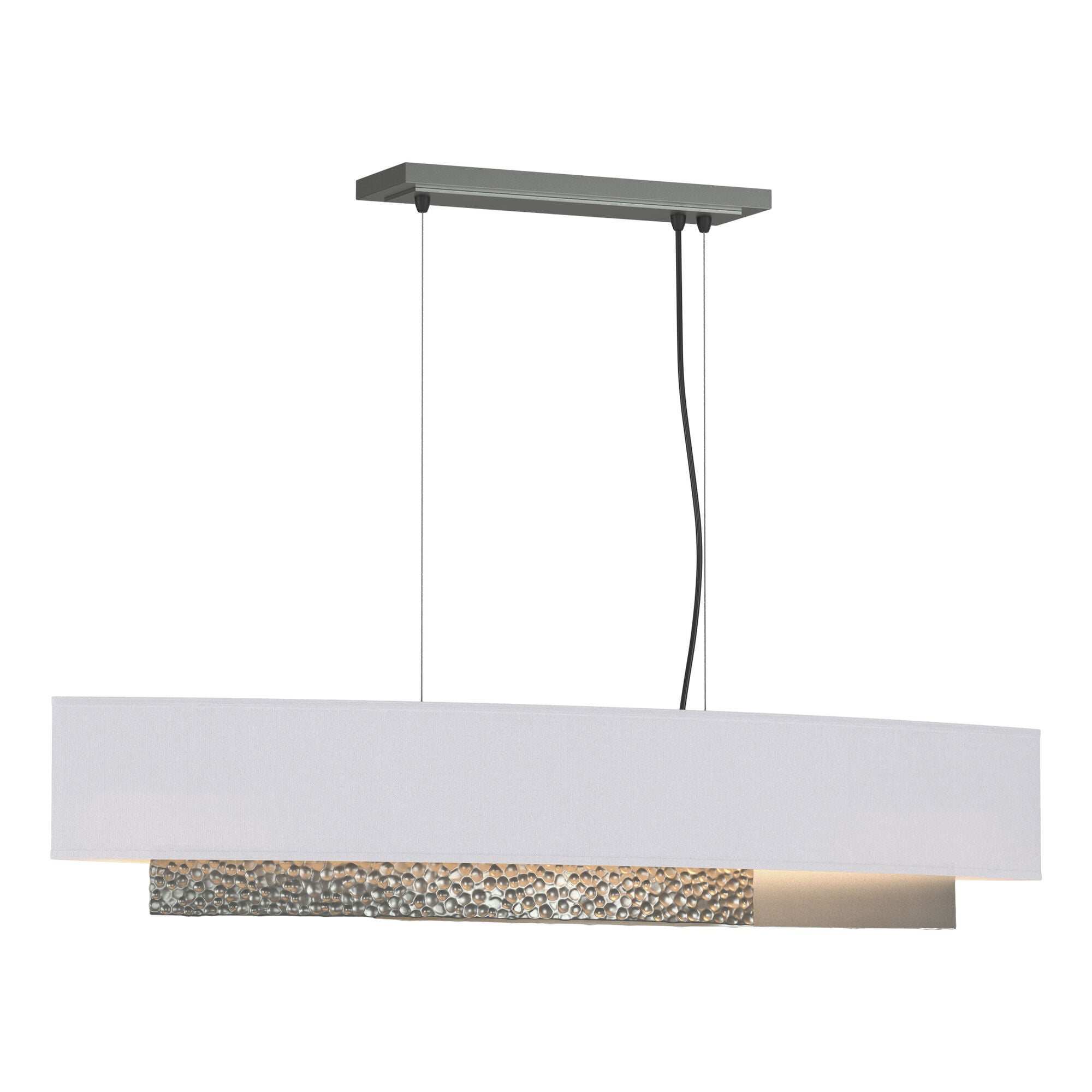 Shown in Vintage Platinum finish and Flax shade