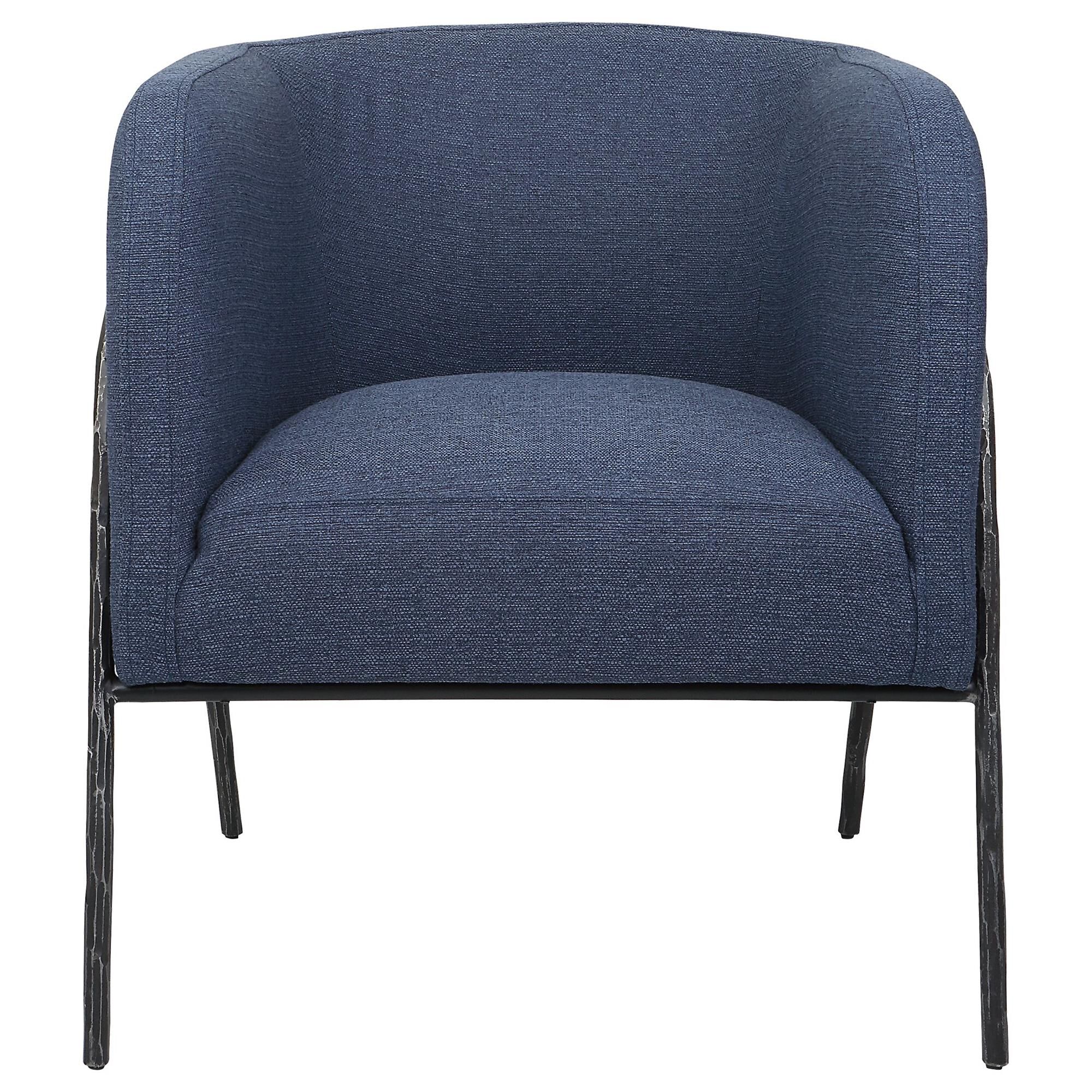 Shown in Inspired By Scandinavian Designs, This Barrel Back Style Chair Showcases Elegant Curved Lines With A finish