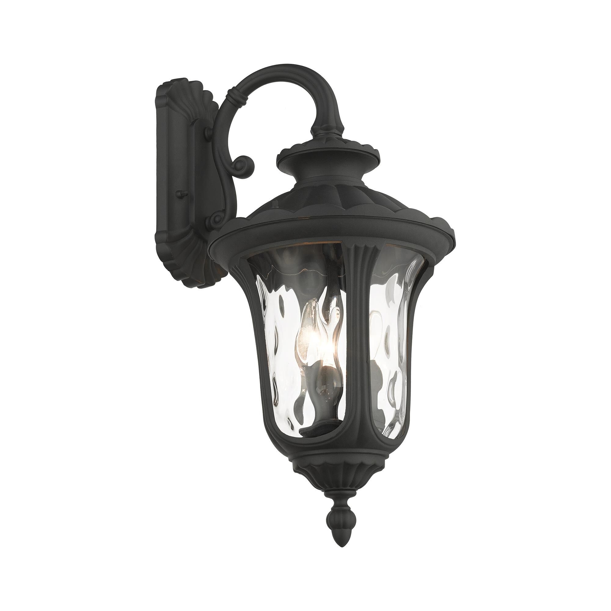 Oxford 22 Inch Tall 3 Light Outdoor Wall Light by Livex Lighting