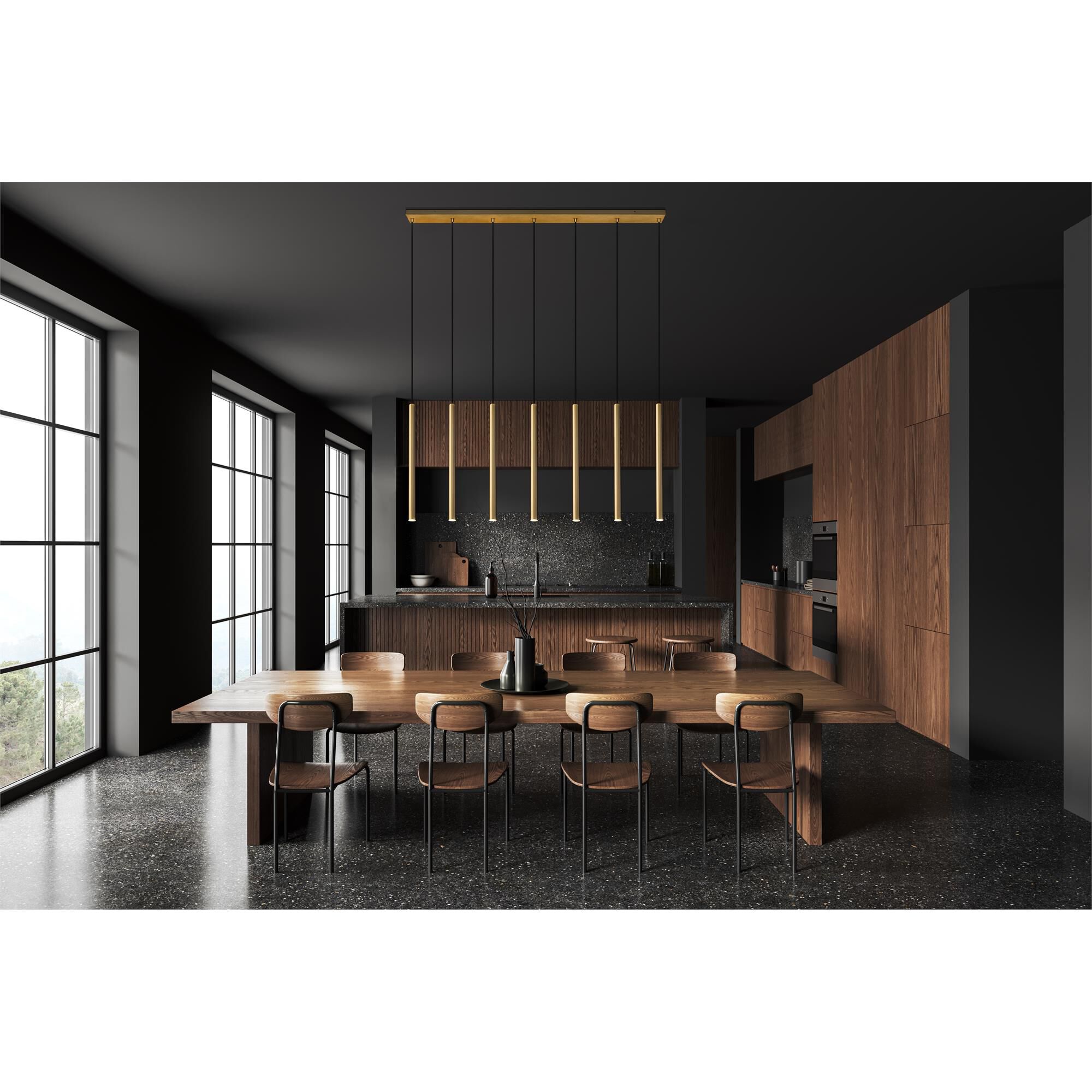 Forest 54 Inch Linear Suspension Light by Z Lite