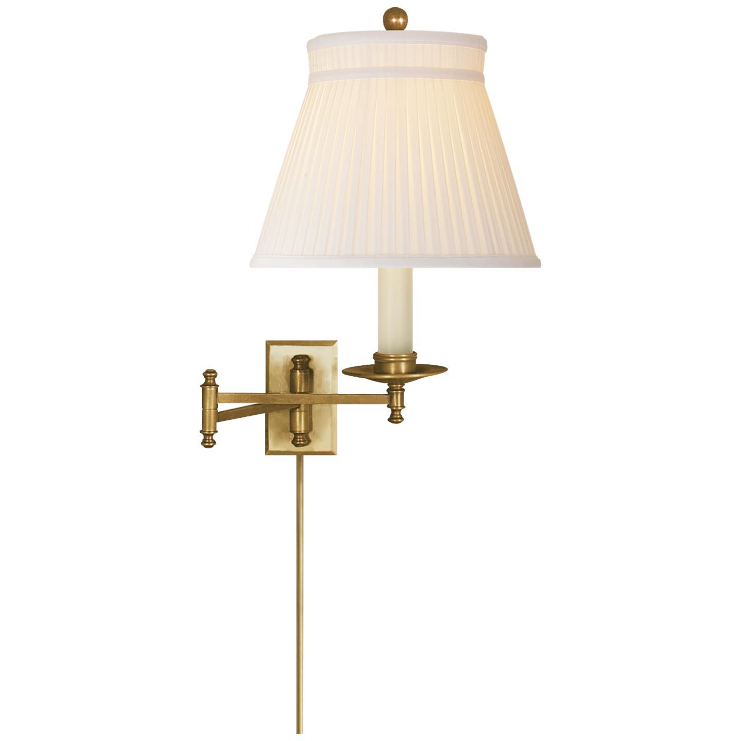 Chapman and Myers Dorchester Wall Swing Lamp by Visual Comfort Signature Collection