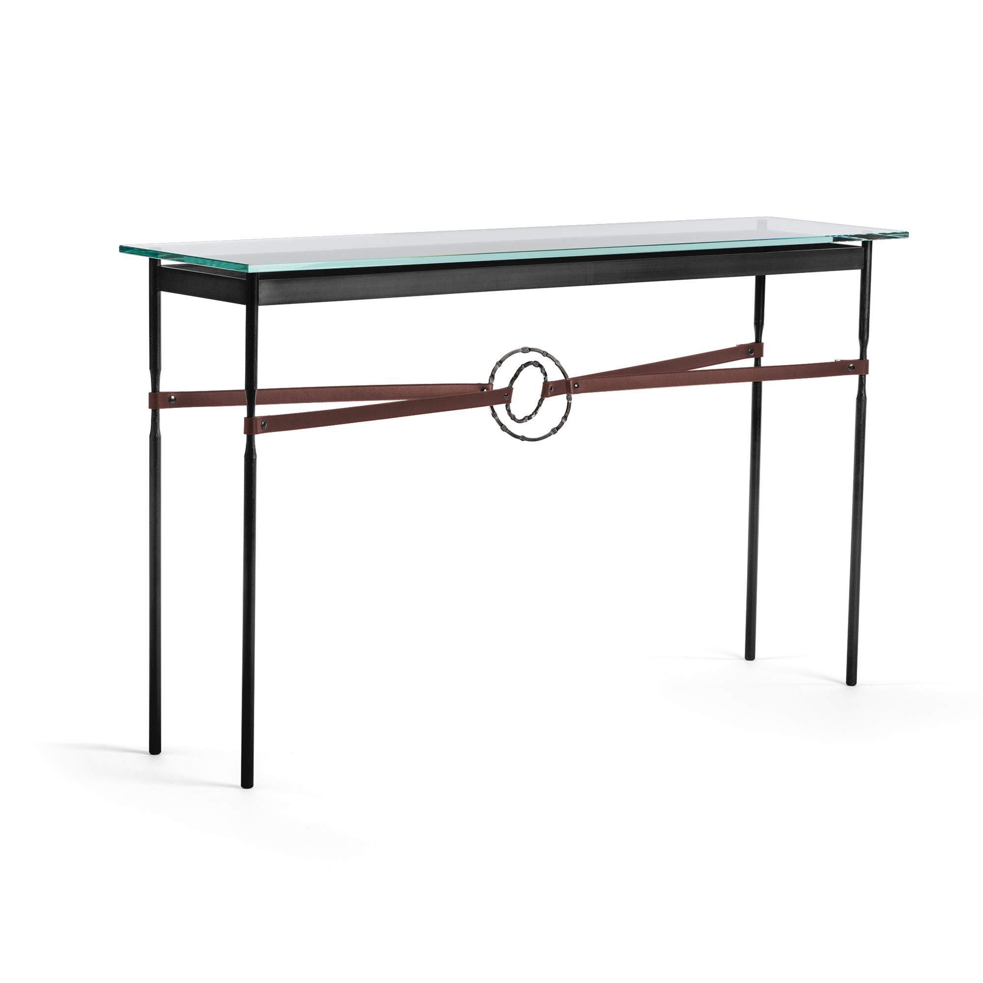 Shown in Black finish and Dark Smoke with Leather British Brown  accent