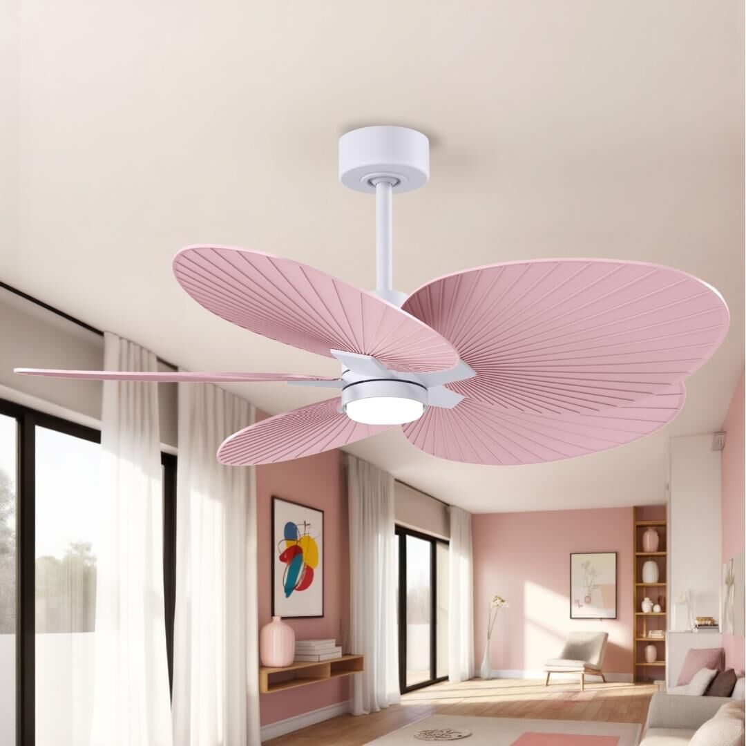Alessandra Tropical Outdoor Rated 48 Inch Ceiling Fan with Light Kit by Matthews Fan Company