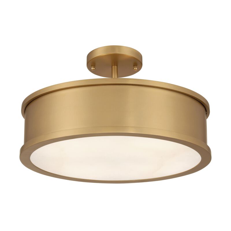 Wynn 16 Inch Semi Flush Mount by Metropolitan Lighting