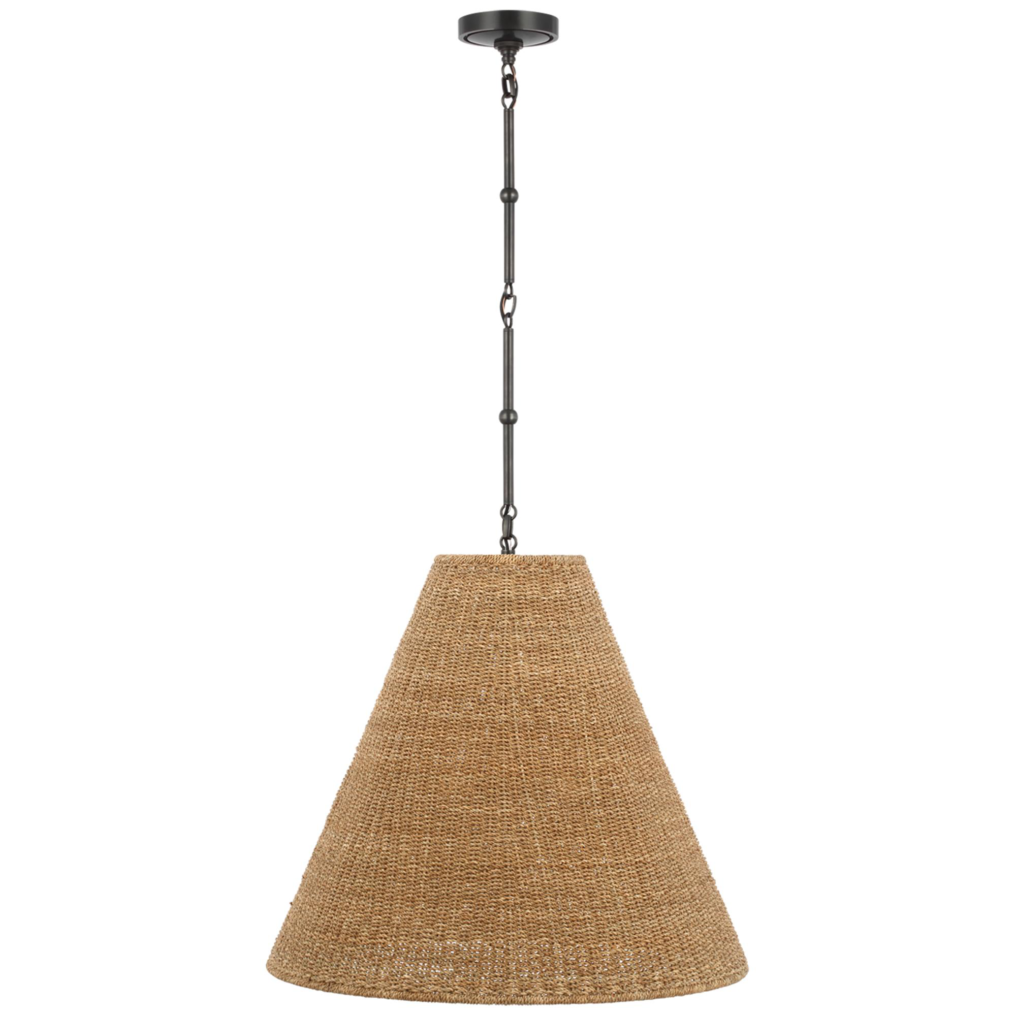 Shown in Bronze finish and Toast shade