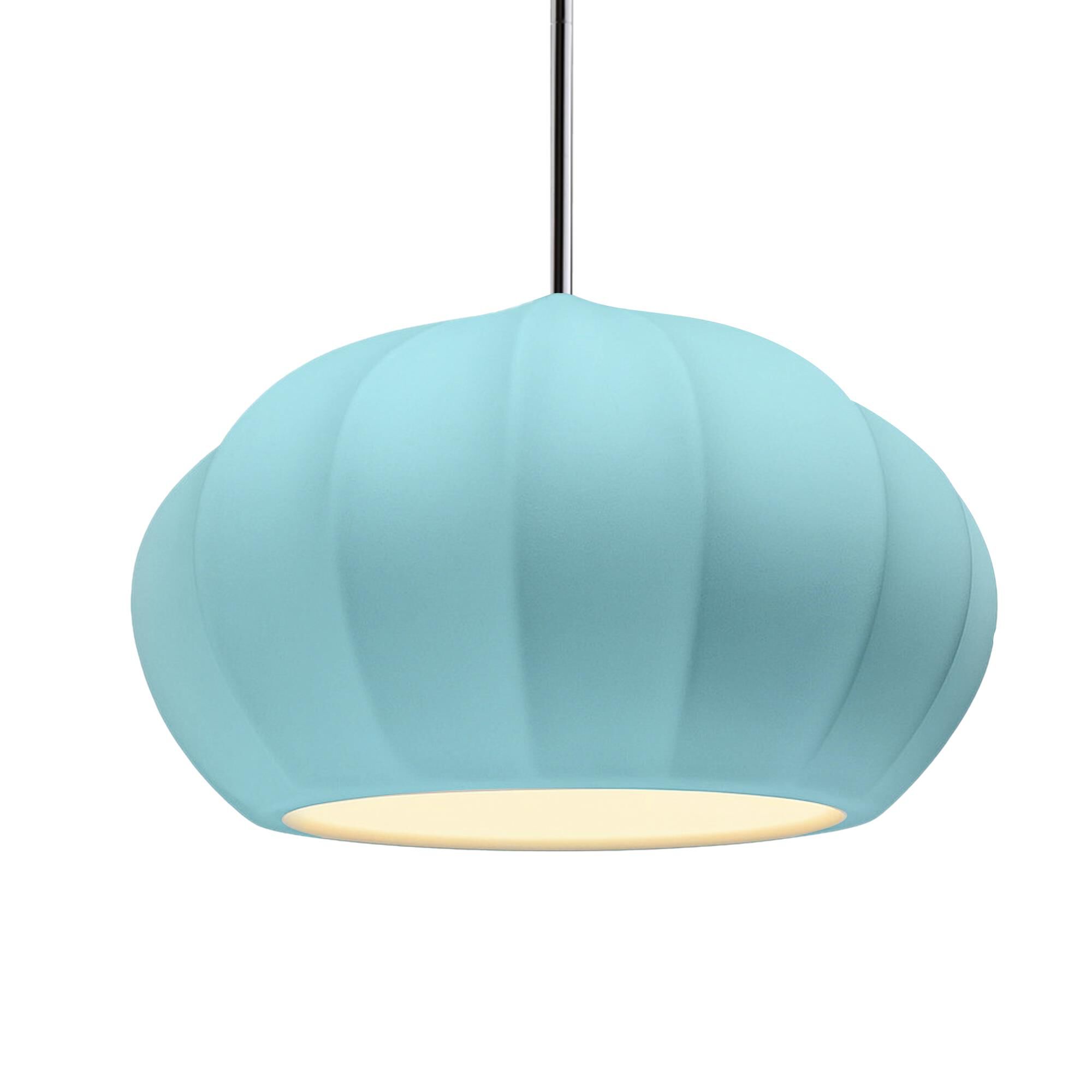 Fluted 13 Inch Large Pendant by Justice Design Group