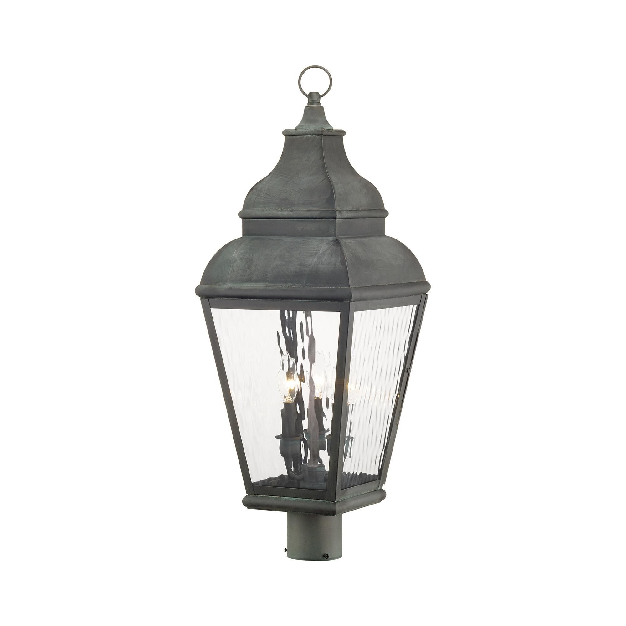 Shown in Charcoal finish and Clear Water glass