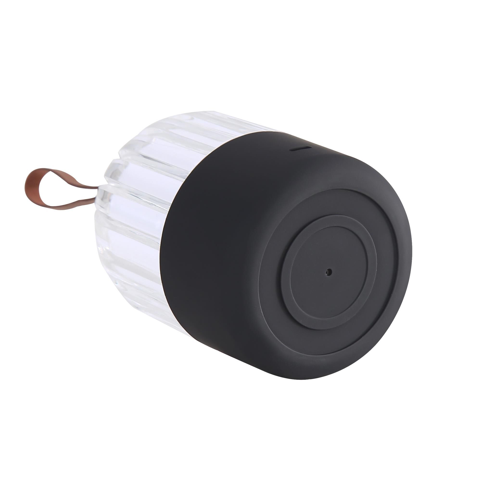 Shown in Matte Black finish and Clear glass