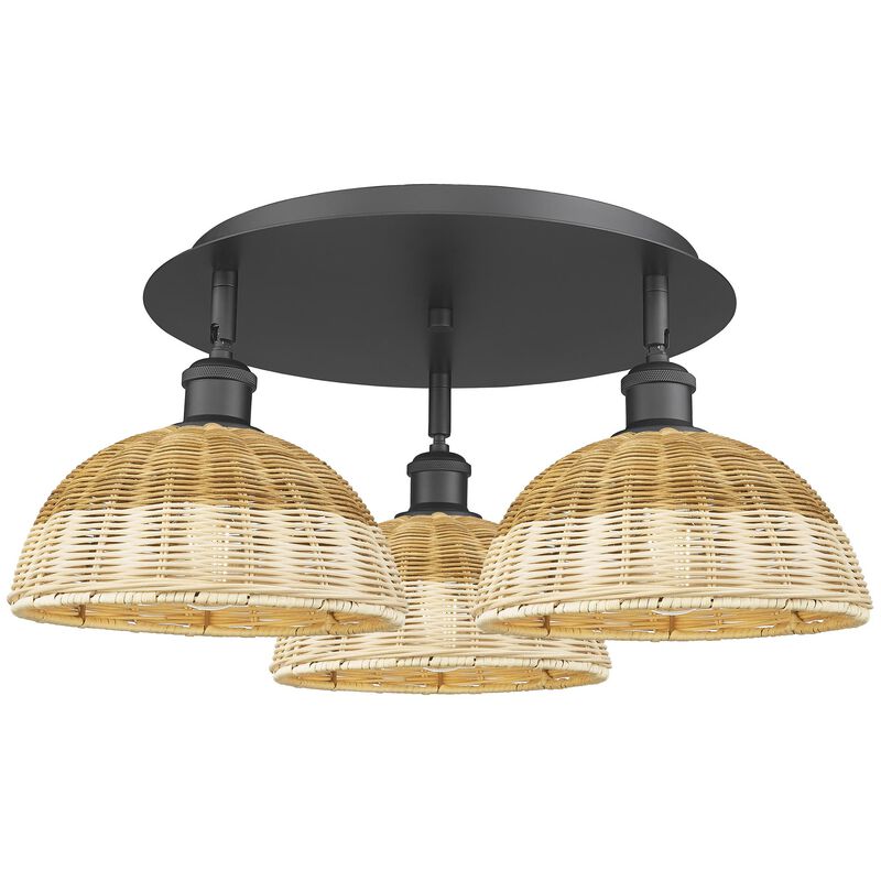 Bruno Marashlian Bristol Natural II 21 Inch Flush Mount by Innovations Lighting