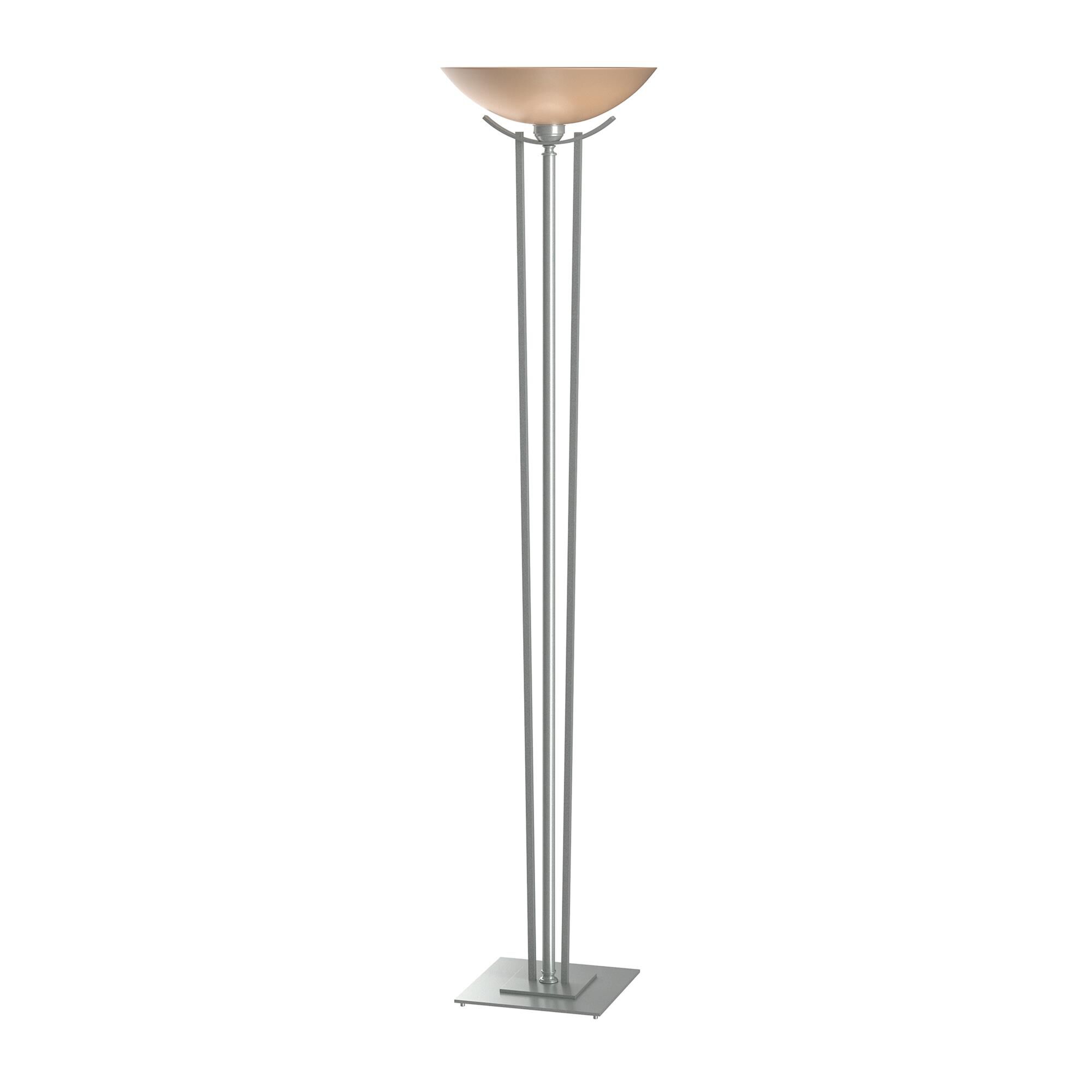 Shown in Vintage Platinum finish and Sand  glass