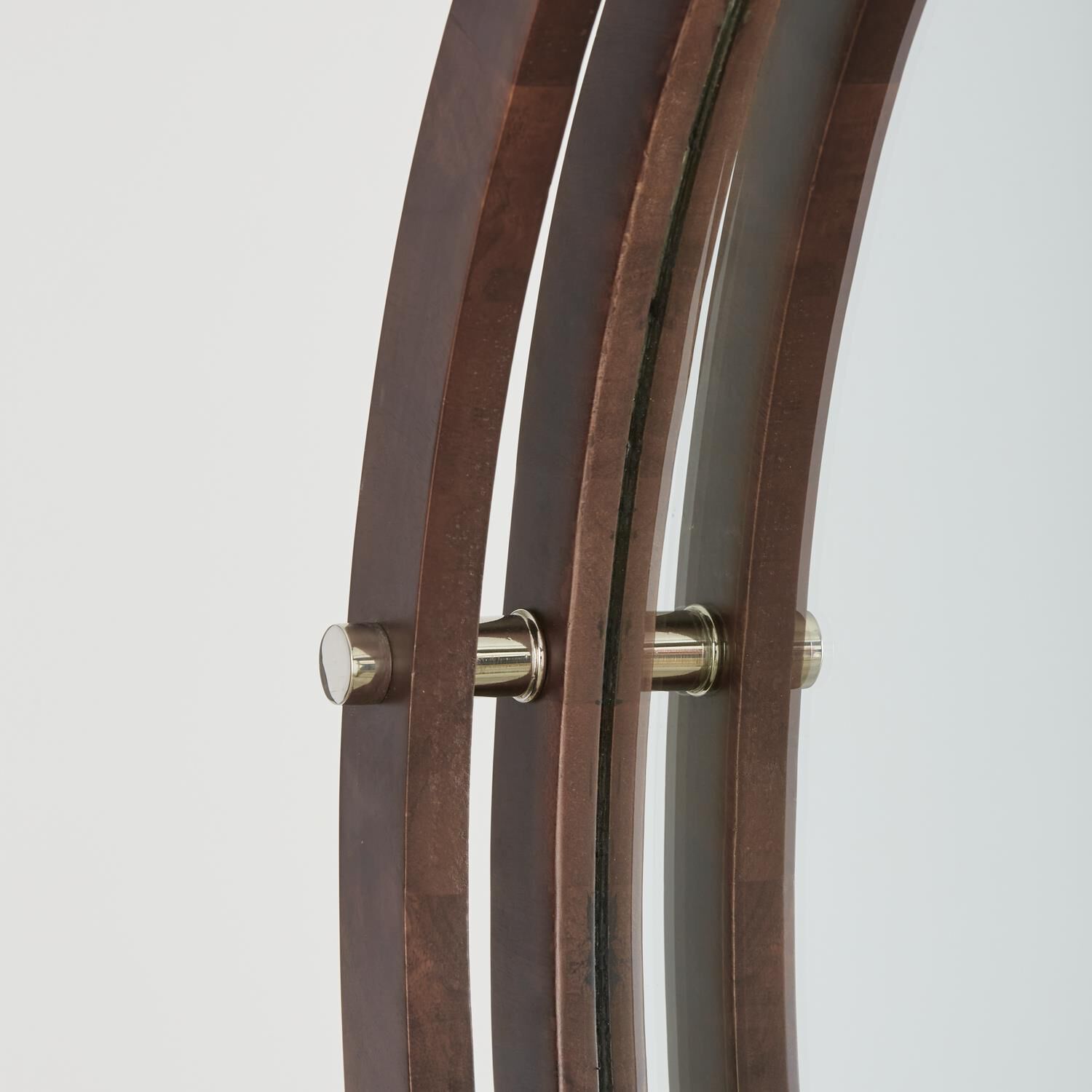 Shown in Dark Wood And Polished Nickel finish