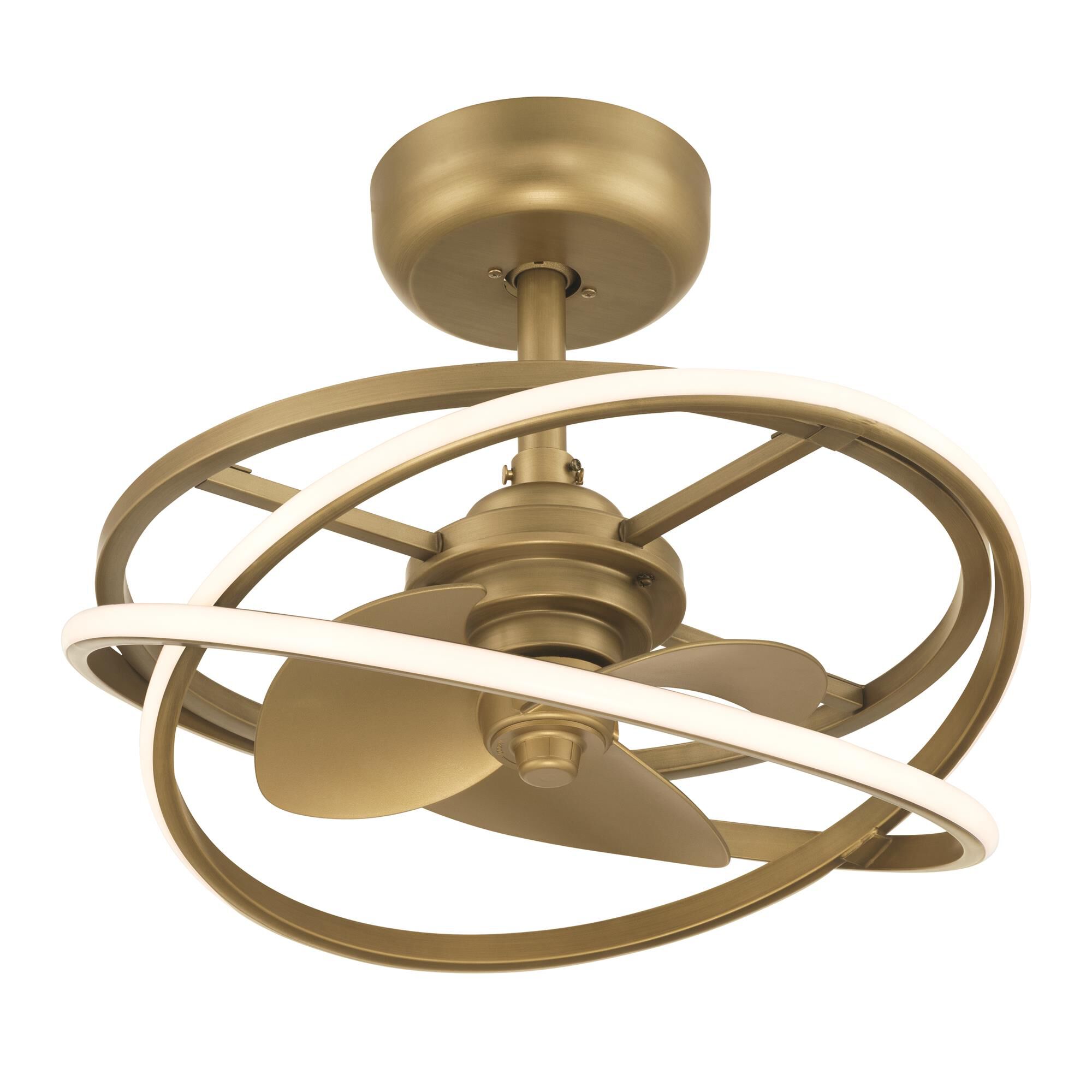 Cirro 20 Inch Chandelier Ceiling Fan with Light Kit,