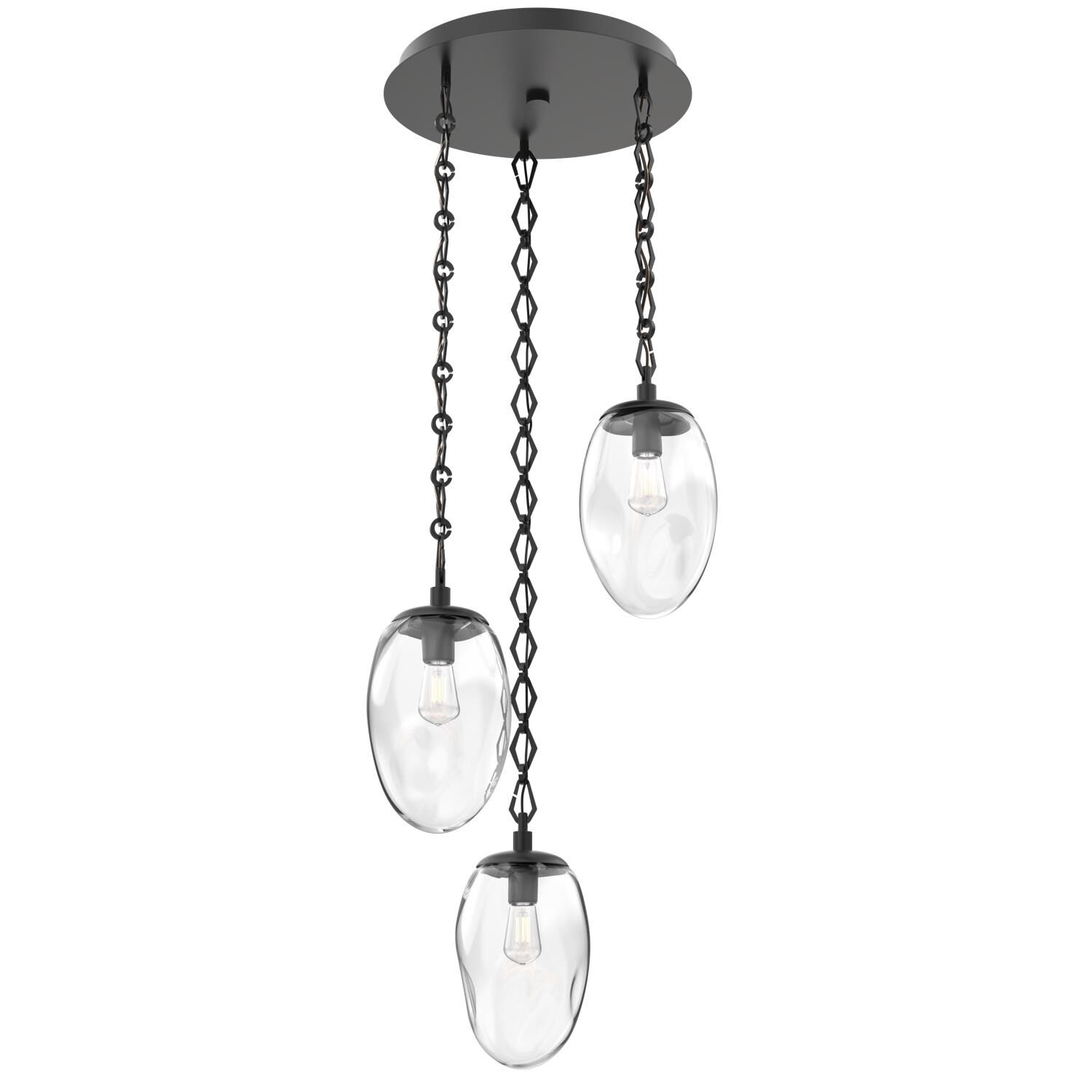 Levi Wilson Meteo Bulb 20 Inch Multi Light Pendant by Hammerton Studio