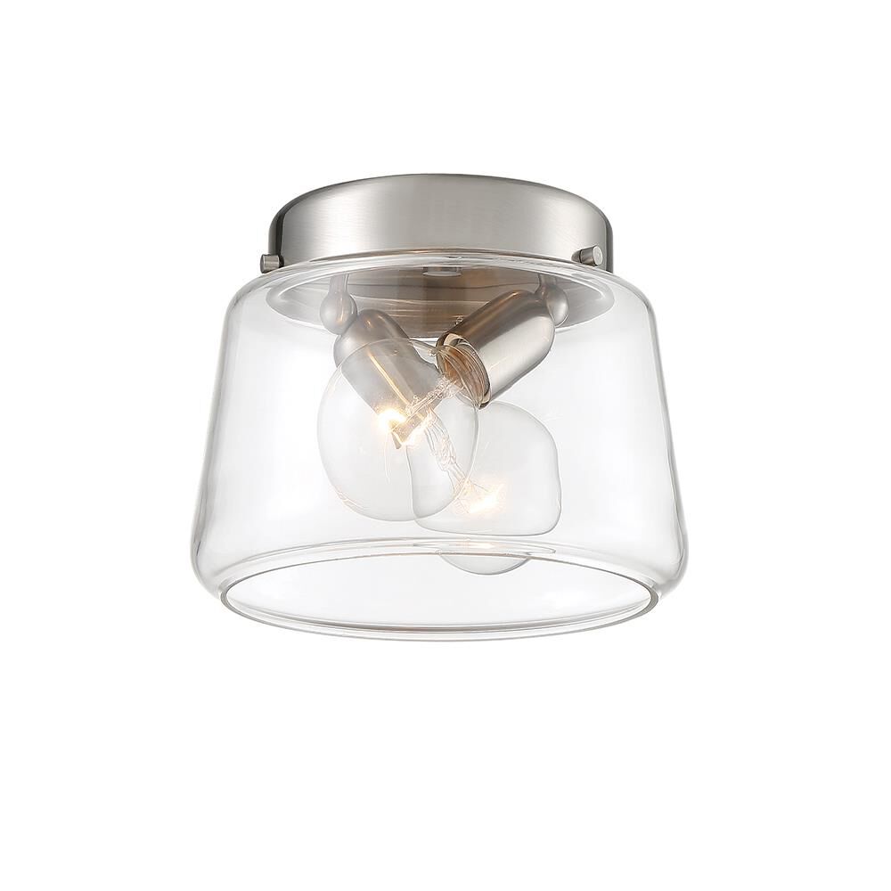 Riley 10 Inch 2 Light Flush Mount by Designers Fountain