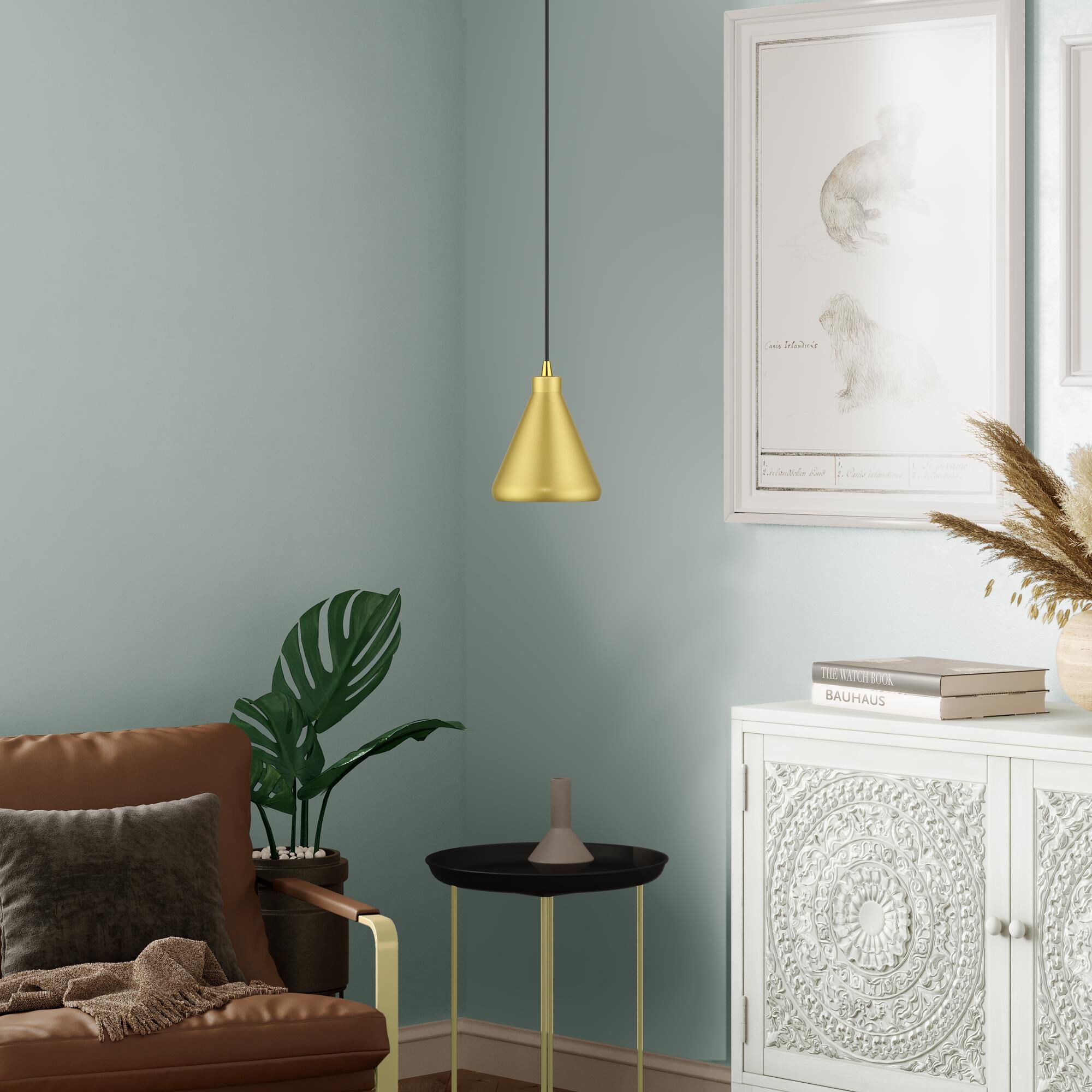 Geneva 7 Inch Mini Pendant by Livex Lighting