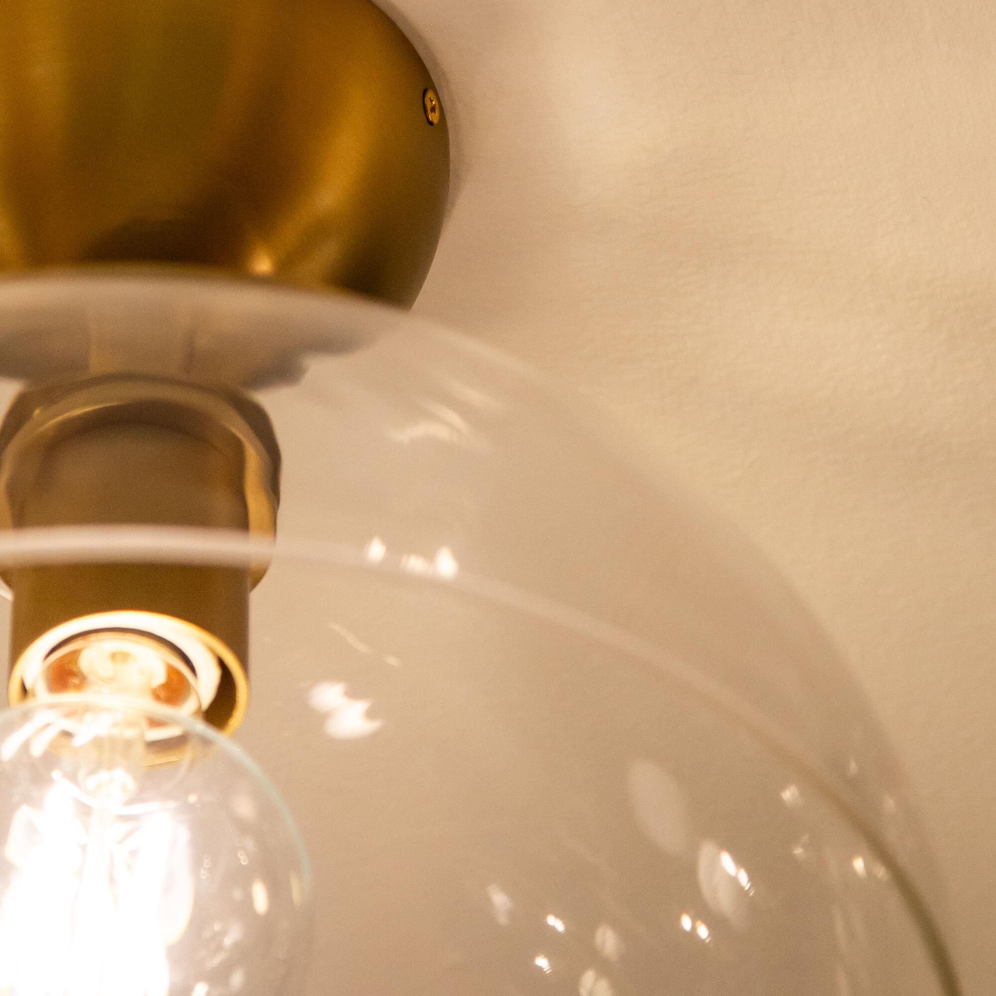 Jude 12 Inch Semi Flush Mount,