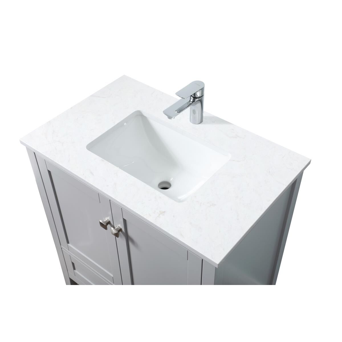 Shown in Grey finish