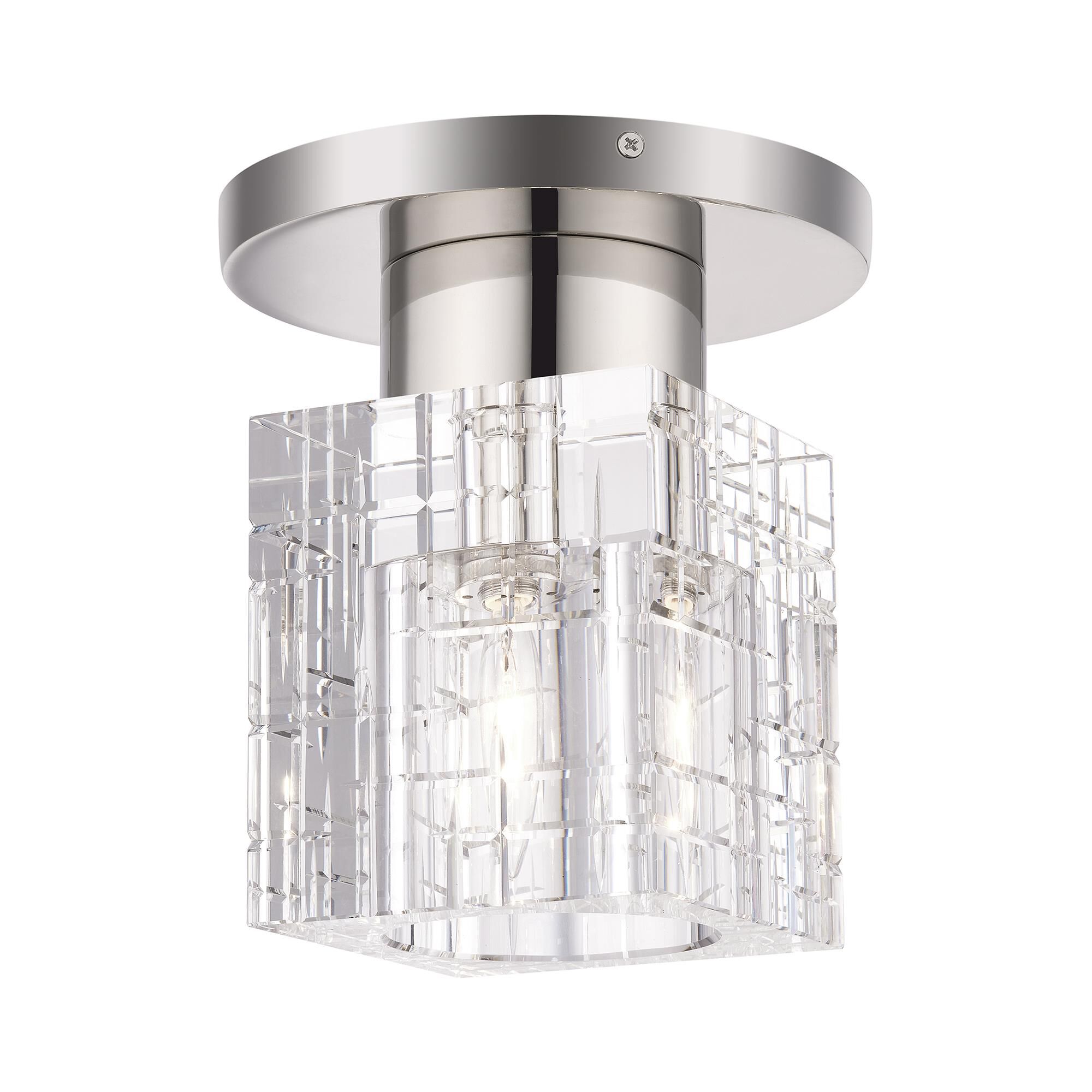 Rotterdam 1 Light Semi Flush Mount by Livex Lighting