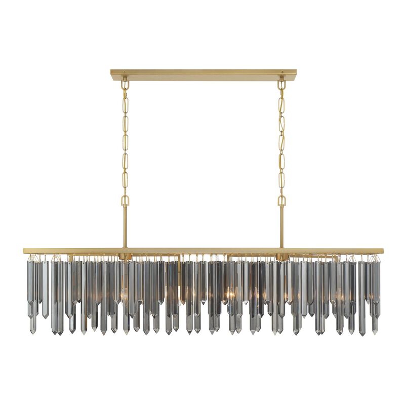 Gemma Medium Linear Chandelier by Crystorama