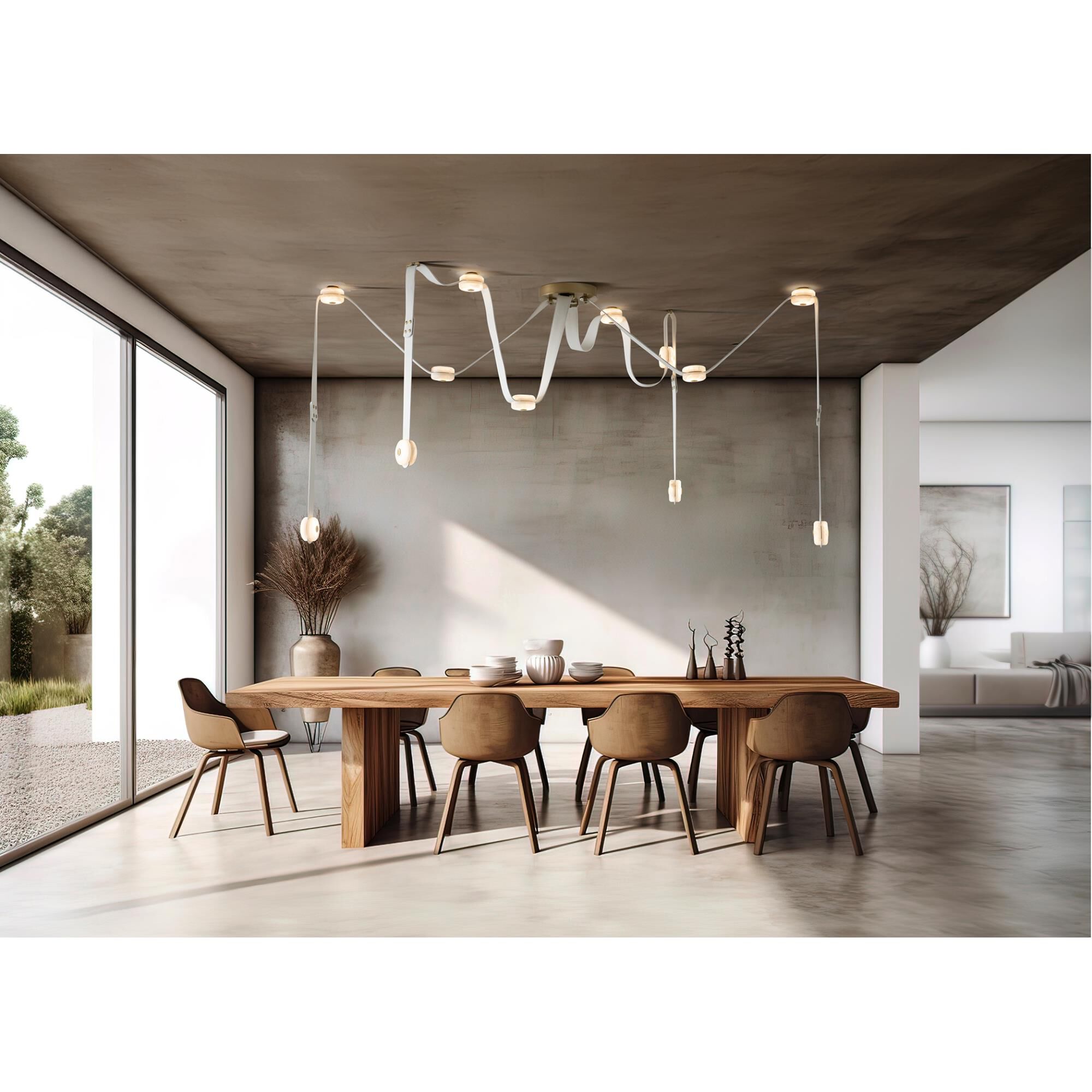 Snaps 87 Inch Multi Light Pendant by Hubbardton Forge
